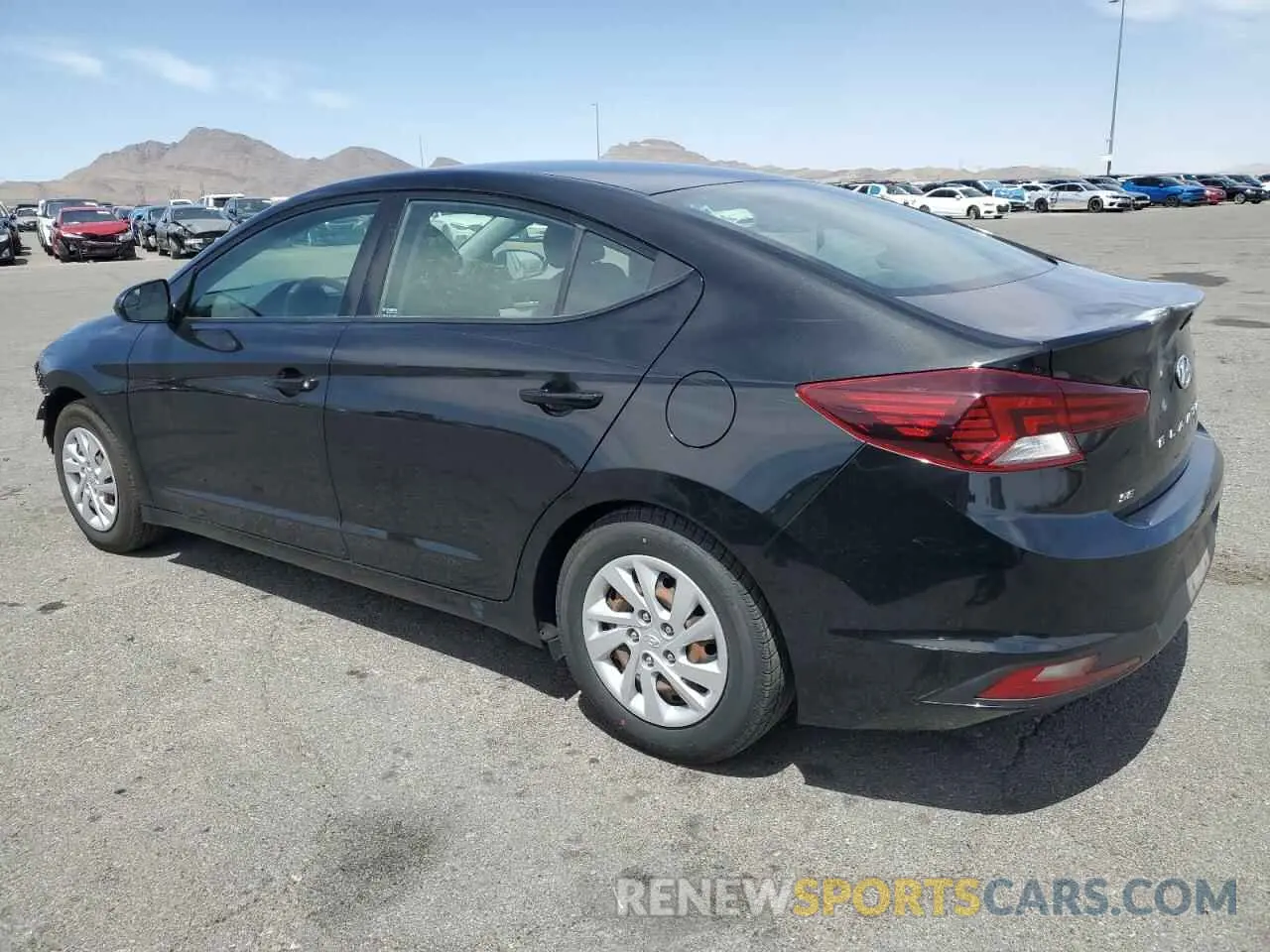 2 Photograph of a damaged car 5NPD74LFXLH549734 HYUNDAI ELANTRA 2020