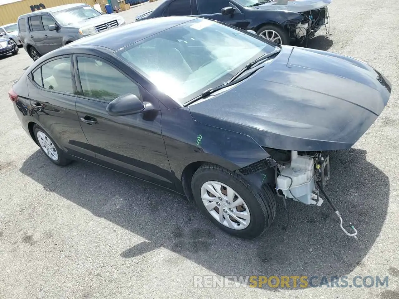 4 Photograph of a damaged car 5NPD74LFXLH549734 HYUNDAI ELANTRA 2020