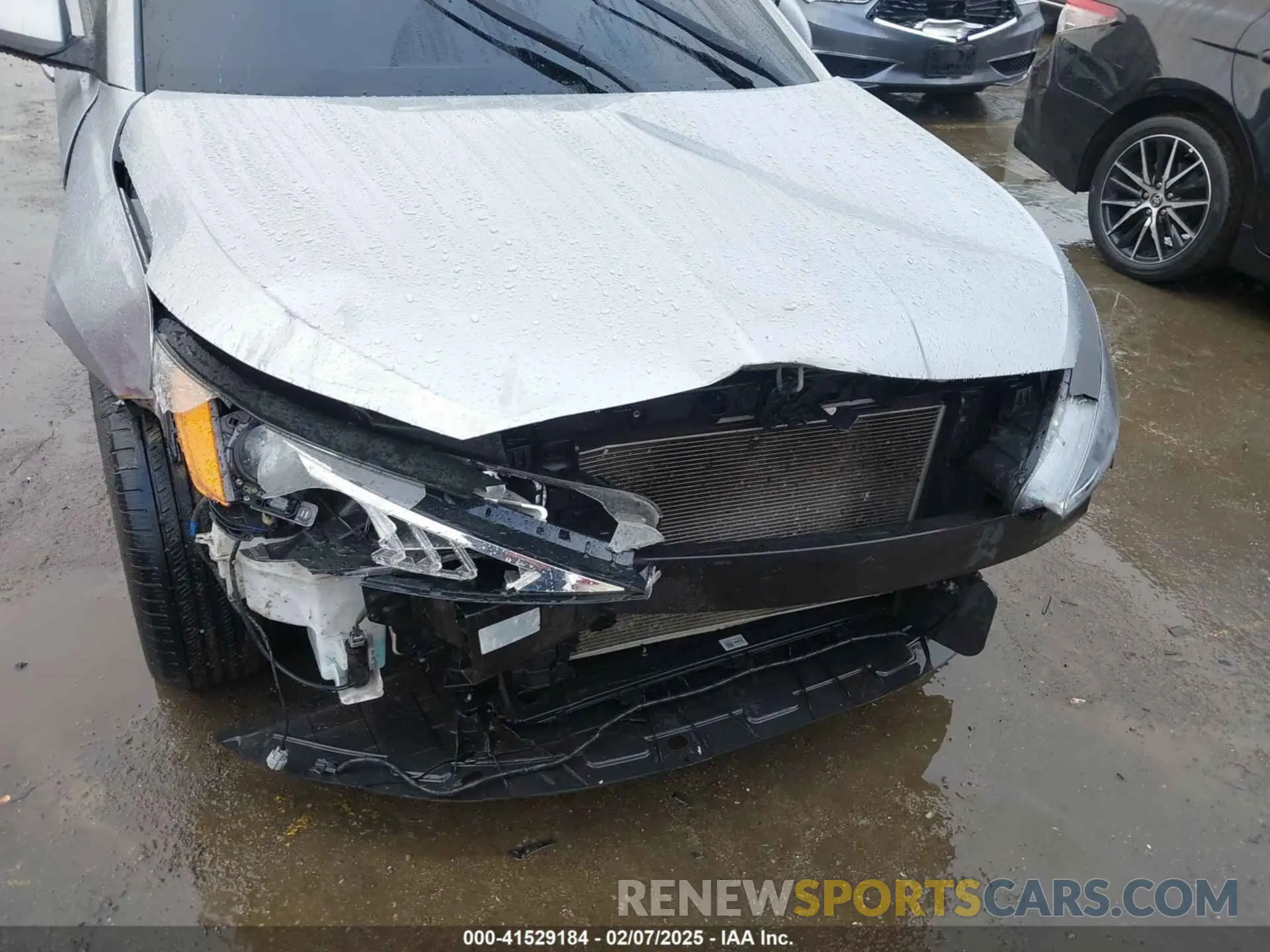 6 Photograph of a damaged car 5NPD74LFXLH587142 HYUNDAI ELANTRA 2020