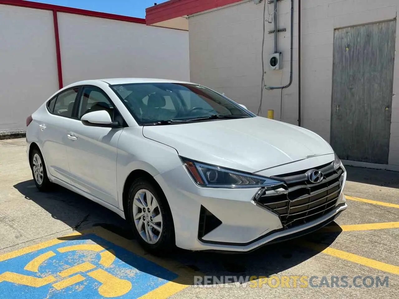 1 Photograph of a damaged car 5NPD74LFXLH609740 HYUNDAI ELANTRA 2020