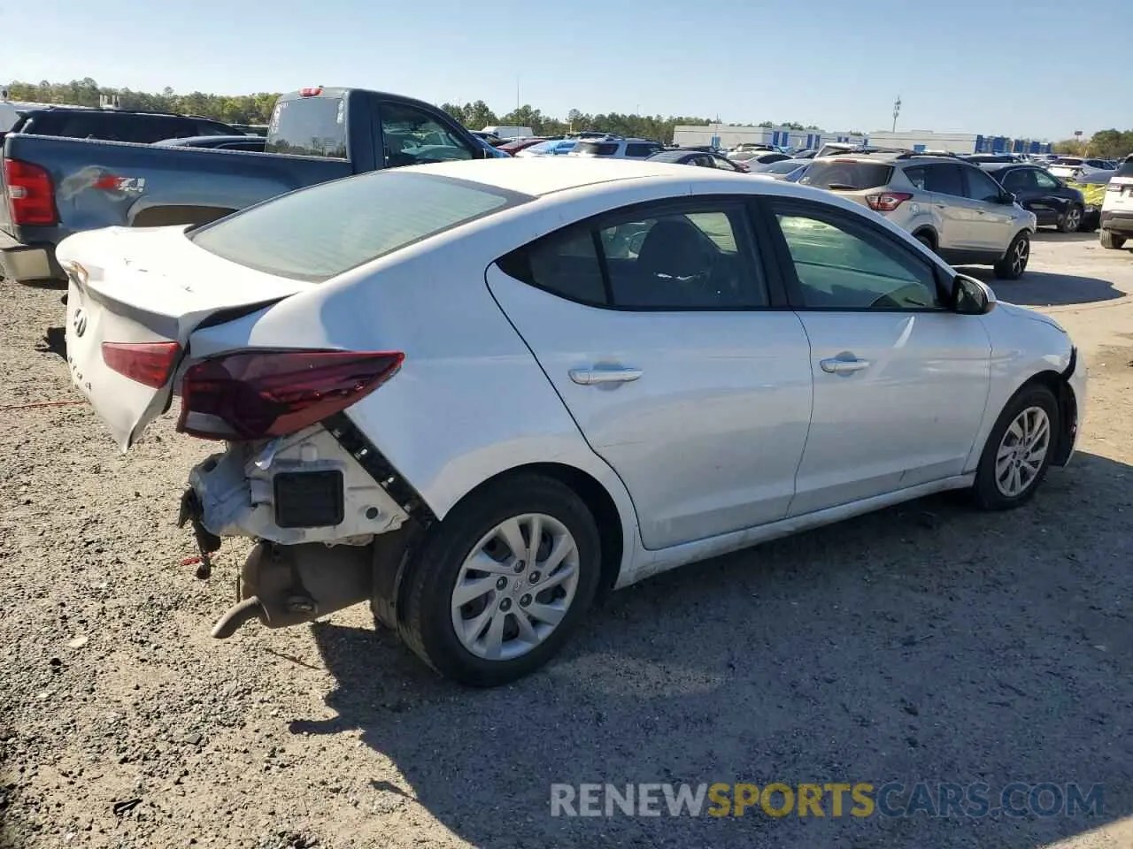3 Photograph of a damaged car 5NPD74LFXLH609852 HYUNDAI ELANTRA 2020