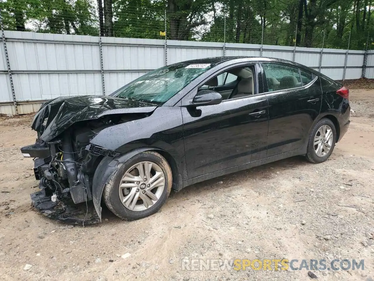 1 Photograph of a damaged car 5NPD84LF0LH499603 HYUNDAI ELANTRA 2020