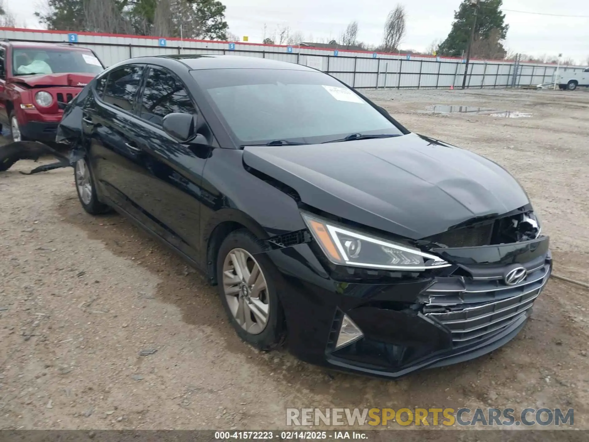 1 Photograph of a damaged car 5NPD84LF0LH510258 HYUNDAI ELANTRA 2020