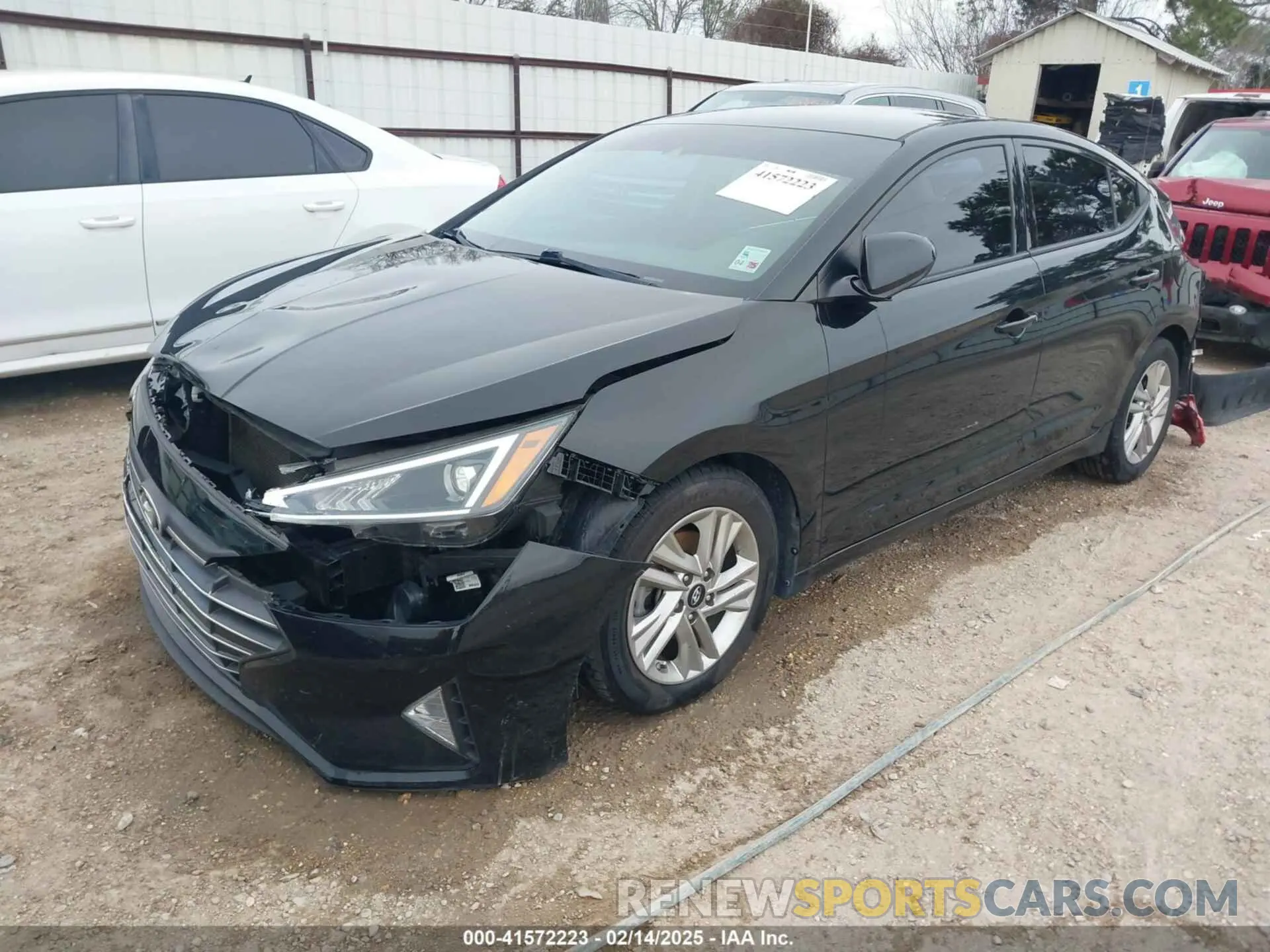 2 Photograph of a damaged car 5NPD84LF0LH510258 HYUNDAI ELANTRA 2020