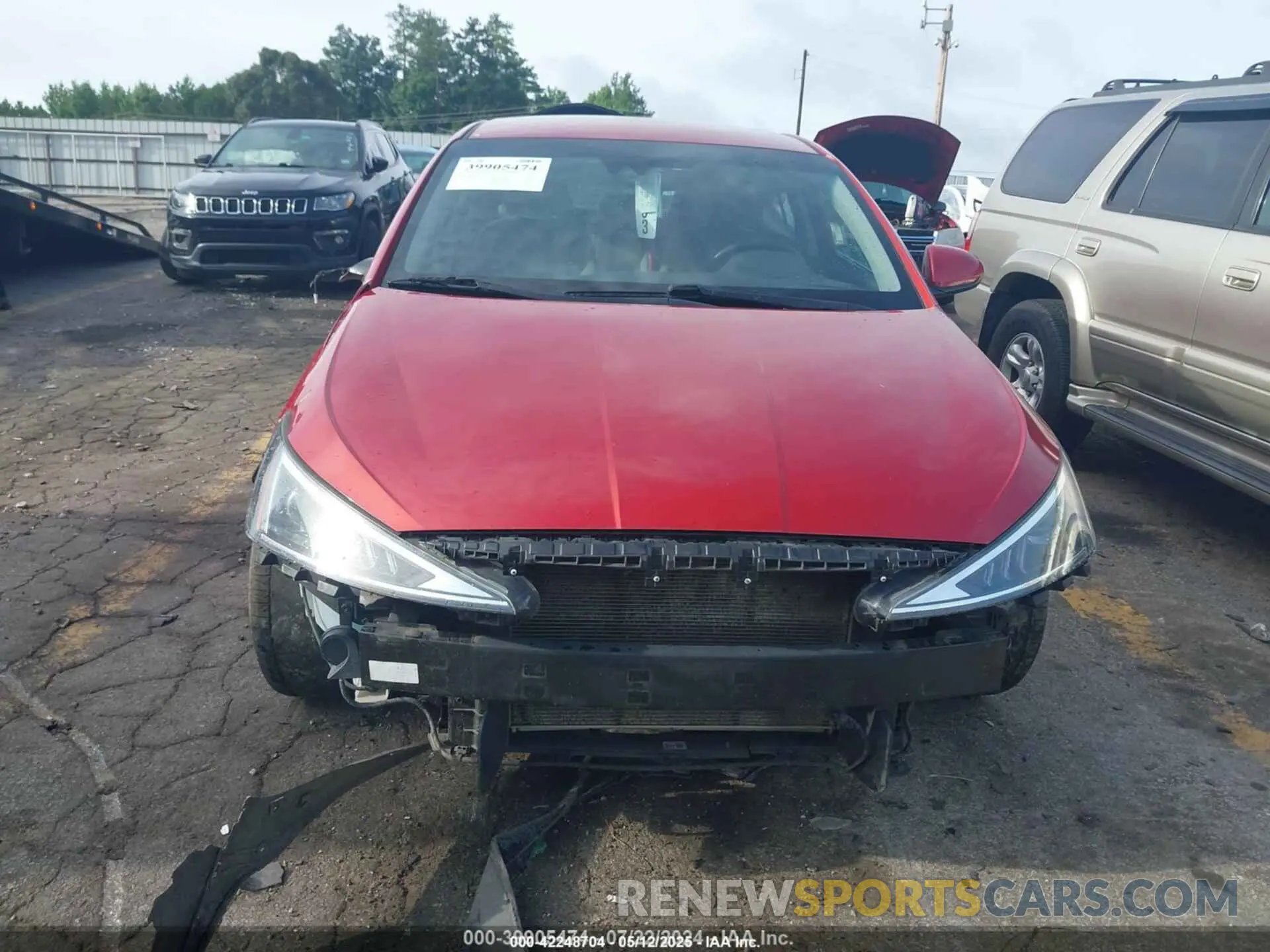 6 Photograph of a damaged car 5NPD84LF0LH524709 HYUNDAI ELANTRA 2020