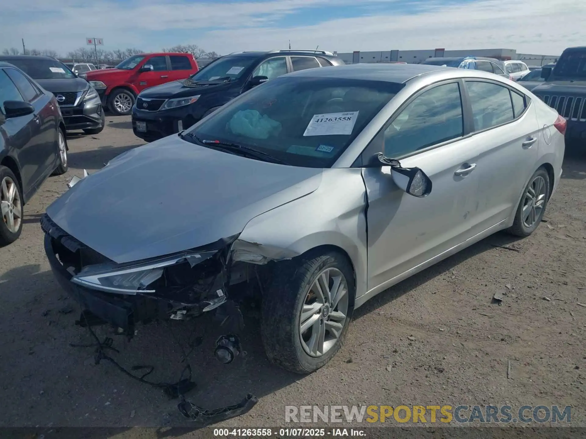 2 Photograph of a damaged car 5NPD84LF0LH527528 HYUNDAI ELANTRA 2020