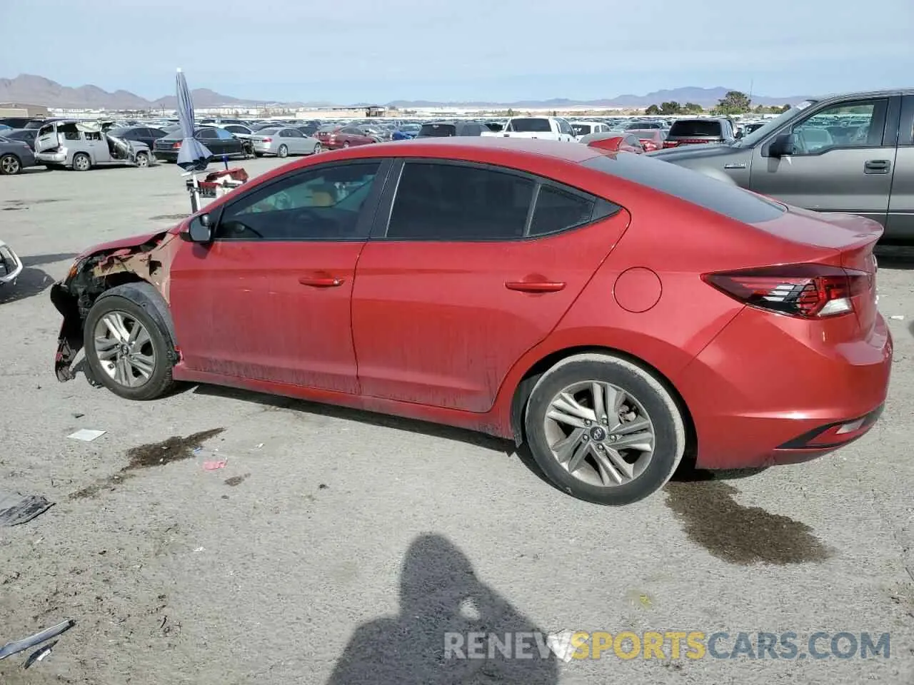 2 Photograph of a damaged car 5NPD84LF0LH533426 HYUNDAI ELANTRA 2020