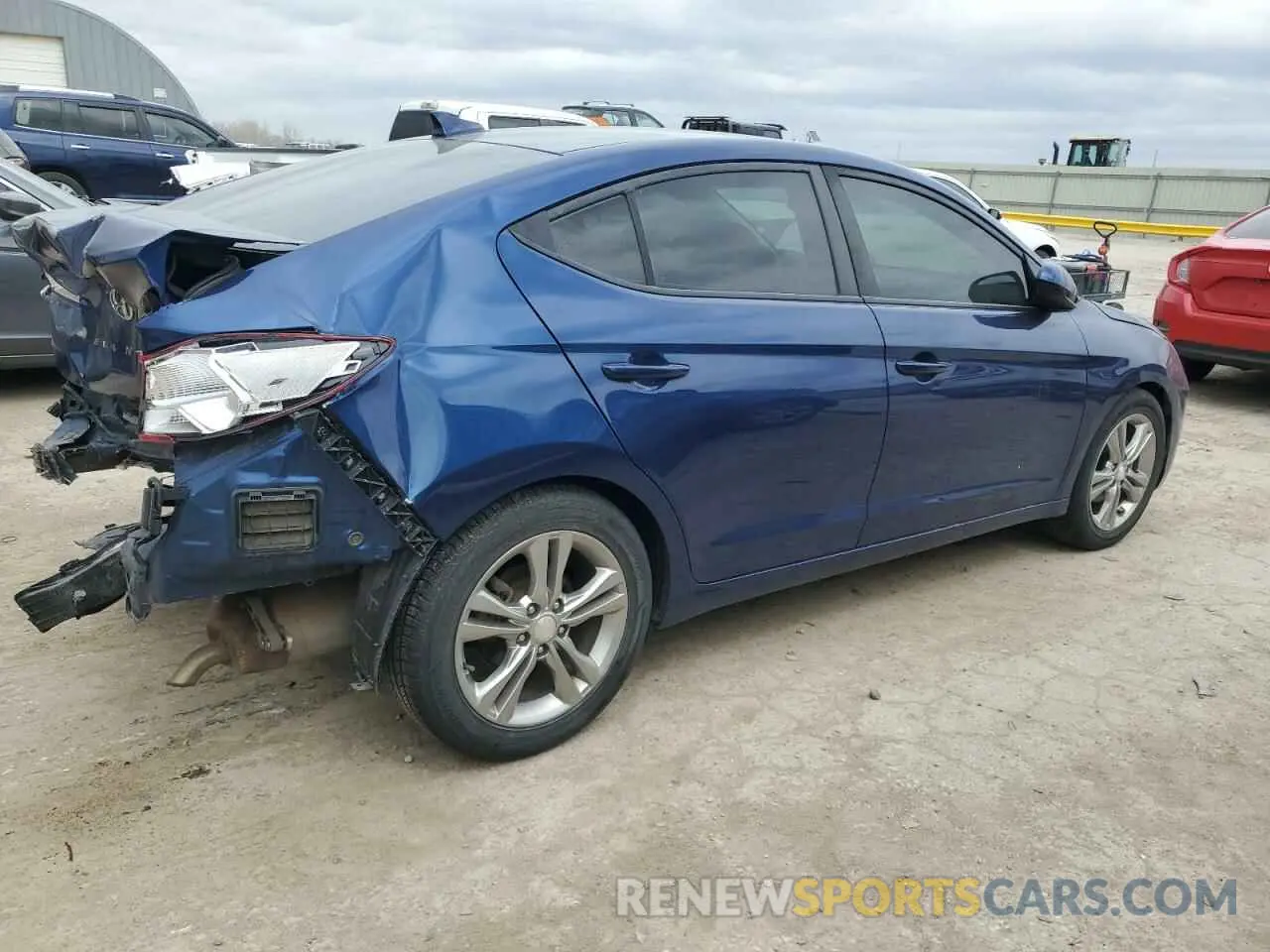 3 Photograph of a damaged car 5NPD84LF0LH553823 HYUNDAI ELANTRA 2020