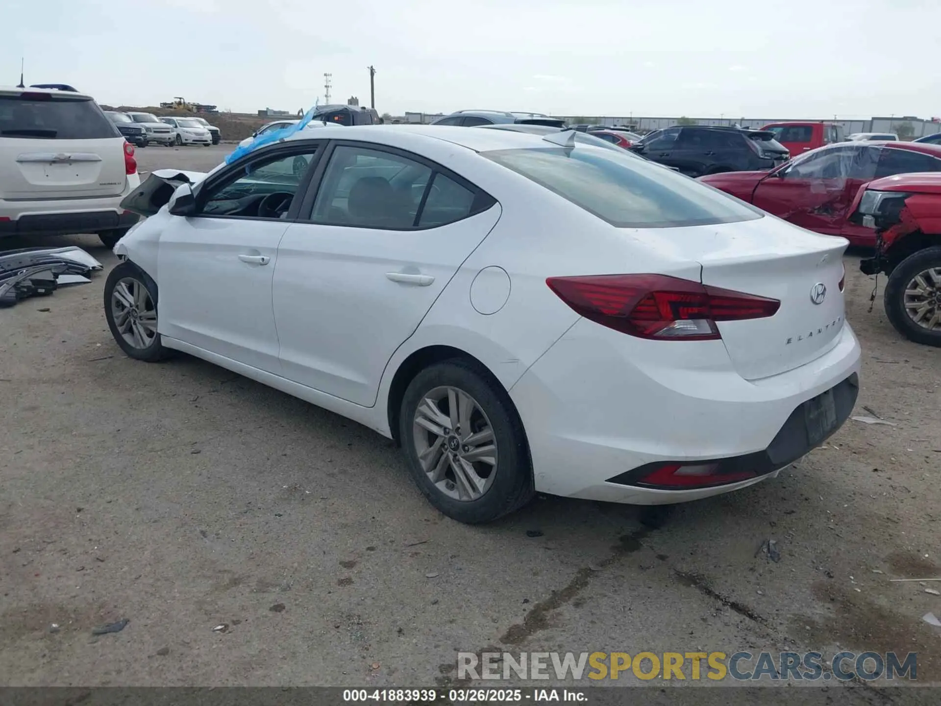 3 Photograph of a damaged car 5NPD84LF0LH559475 HYUNDAI ELANTRA 2020