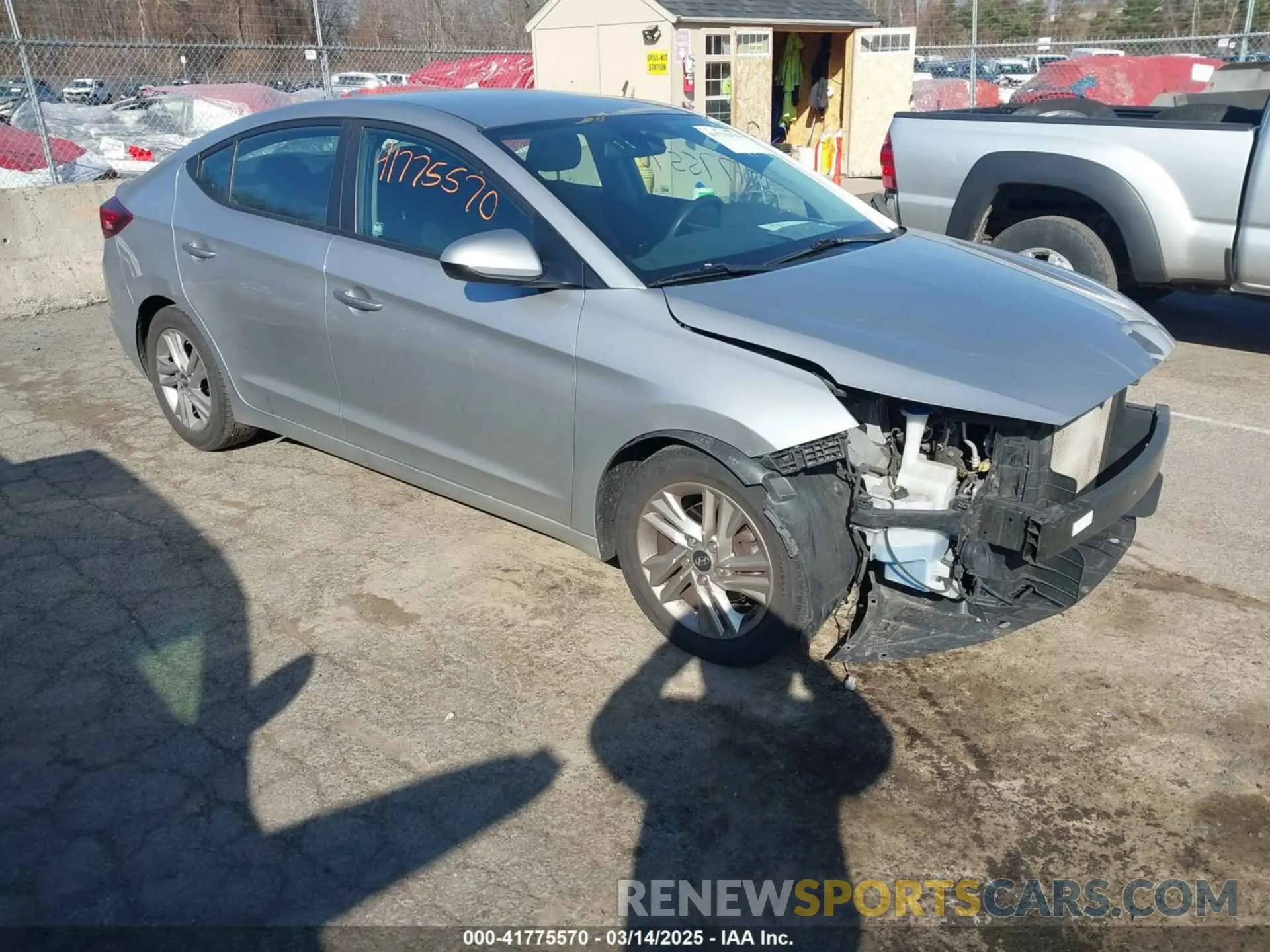 1 Photograph of a damaged car 5NPD84LF0LH565812 HYUNDAI ELANTRA 2020