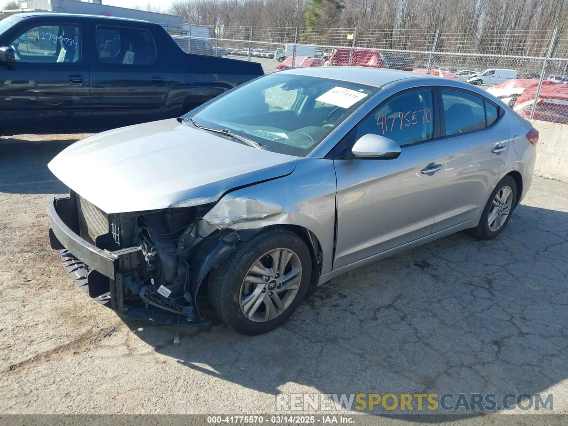 2 Photograph of a damaged car 5NPD84LF0LH565812 HYUNDAI ELANTRA 2020