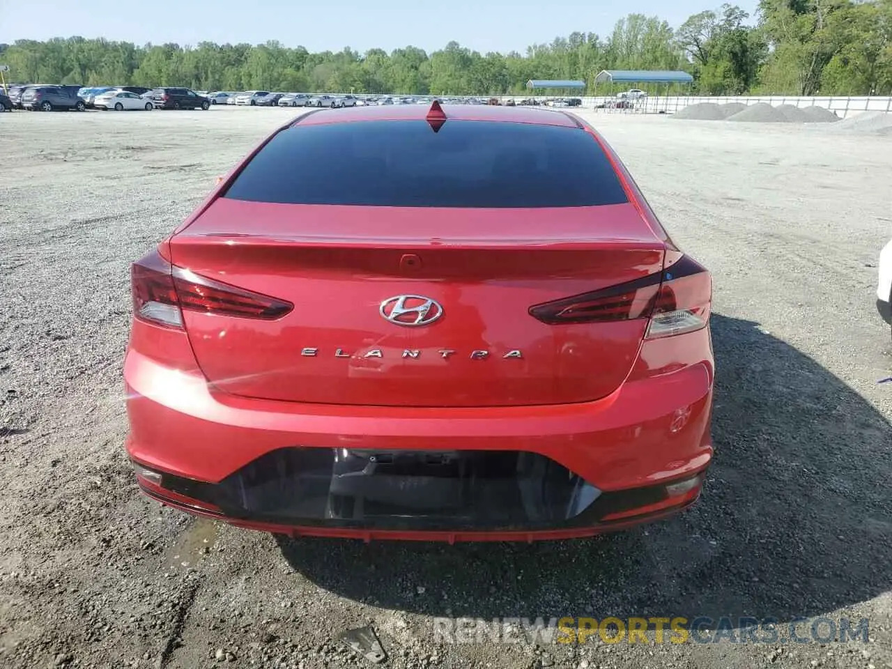 6 Photograph of a damaged car 5NPD84LF0LH566197 HYUNDAI ELANTRA 2020