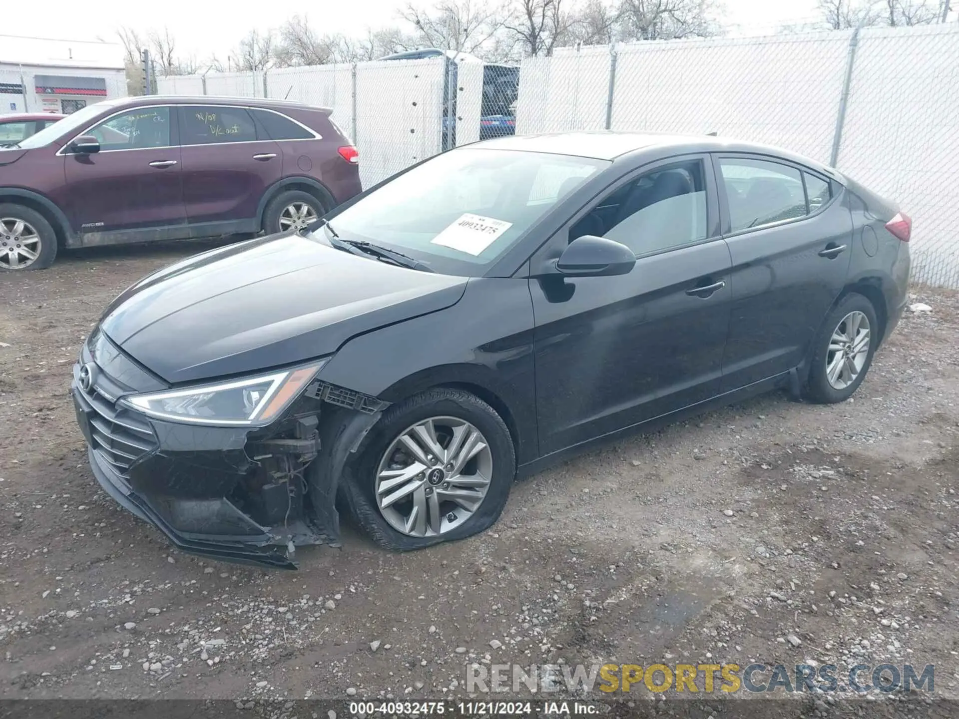 2 Photograph of a damaged car 5NPD84LF0LH570055 HYUNDAI ELANTRA 2020