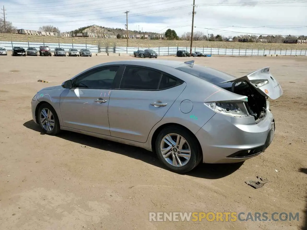 2 Photograph of a damaged car 5NPD84LF0LH573618 HYUNDAI ELANTRA 2020