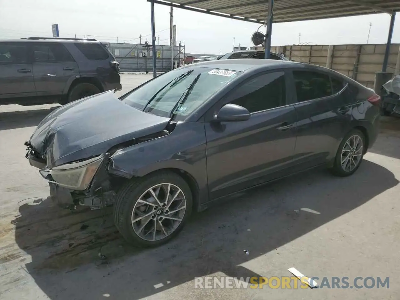 1 Photograph of a damaged car 5NPD84LF0LH577006 HYUNDAI ELANTRA 2020
