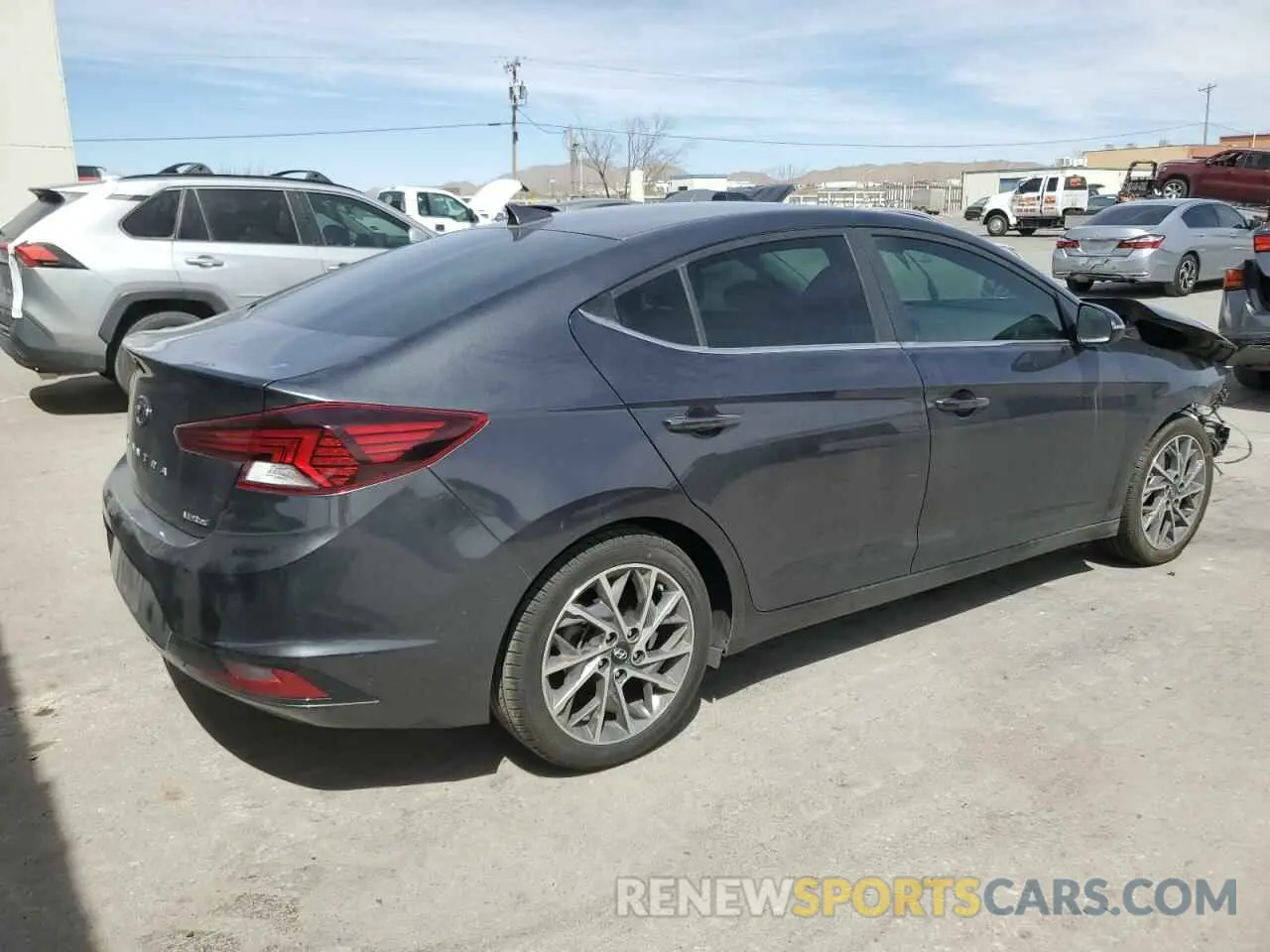 3 Photograph of a damaged car 5NPD84LF0LH577006 HYUNDAI ELANTRA 2020