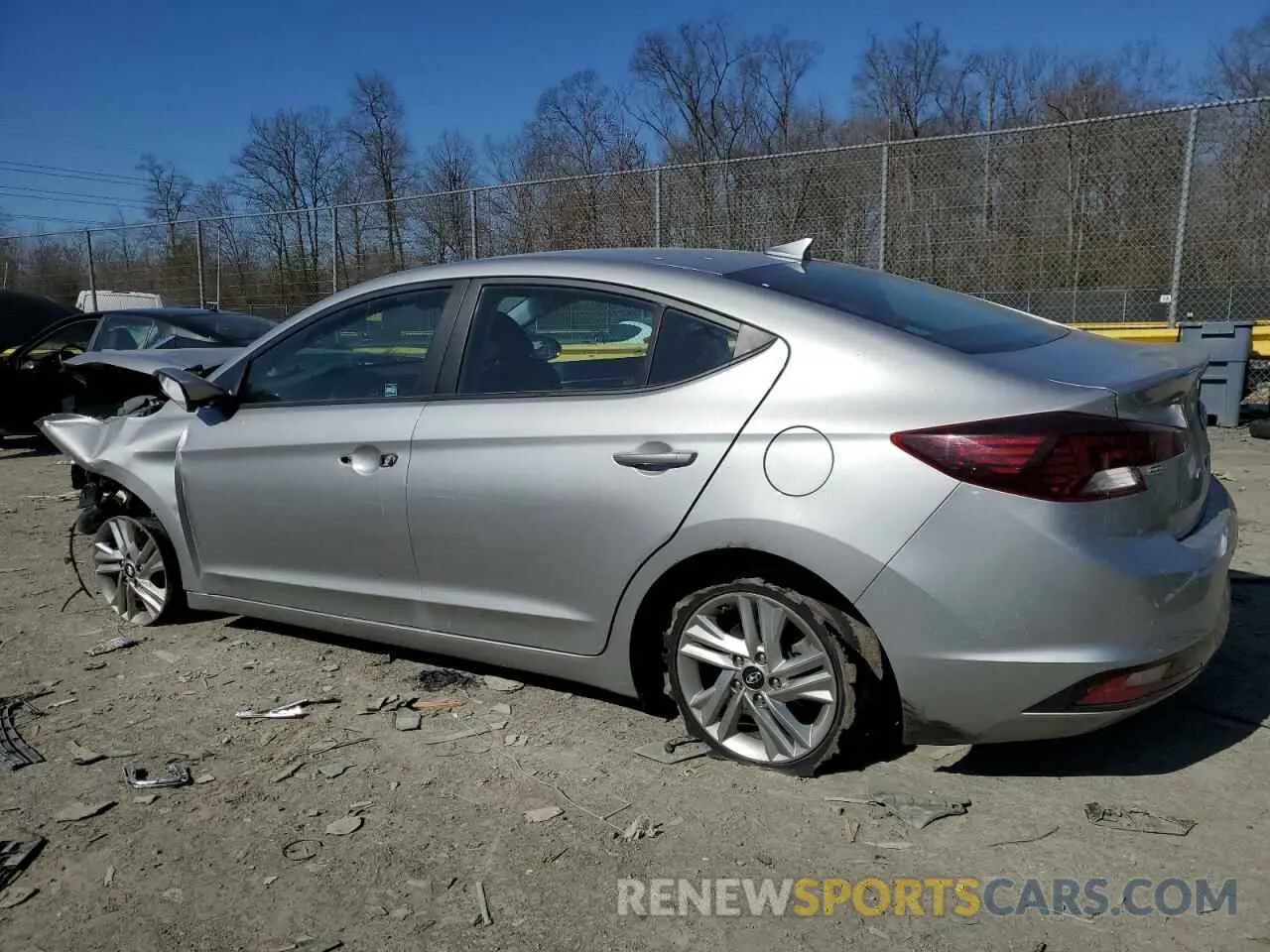2 Photograph of a damaged car 5NPD84LF0LH586403 HYUNDAI ELANTRA 2020