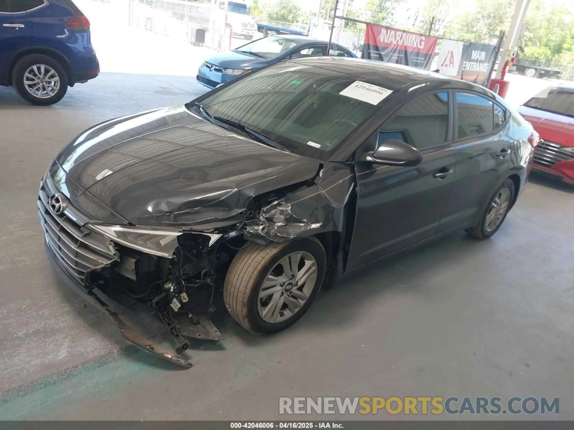 2 Photograph of a damaged car 5NPD84LF0LH604124 HYUNDAI ELANTRA 2020