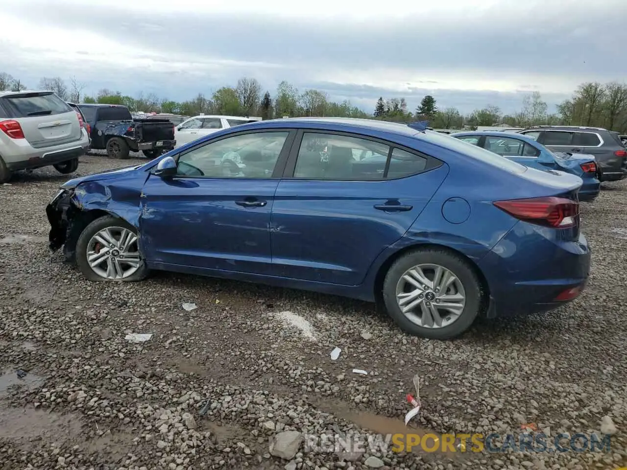 2 Photograph of a damaged car 5NPD84LF0LH616337 HYUNDAI ELANTRA 2020