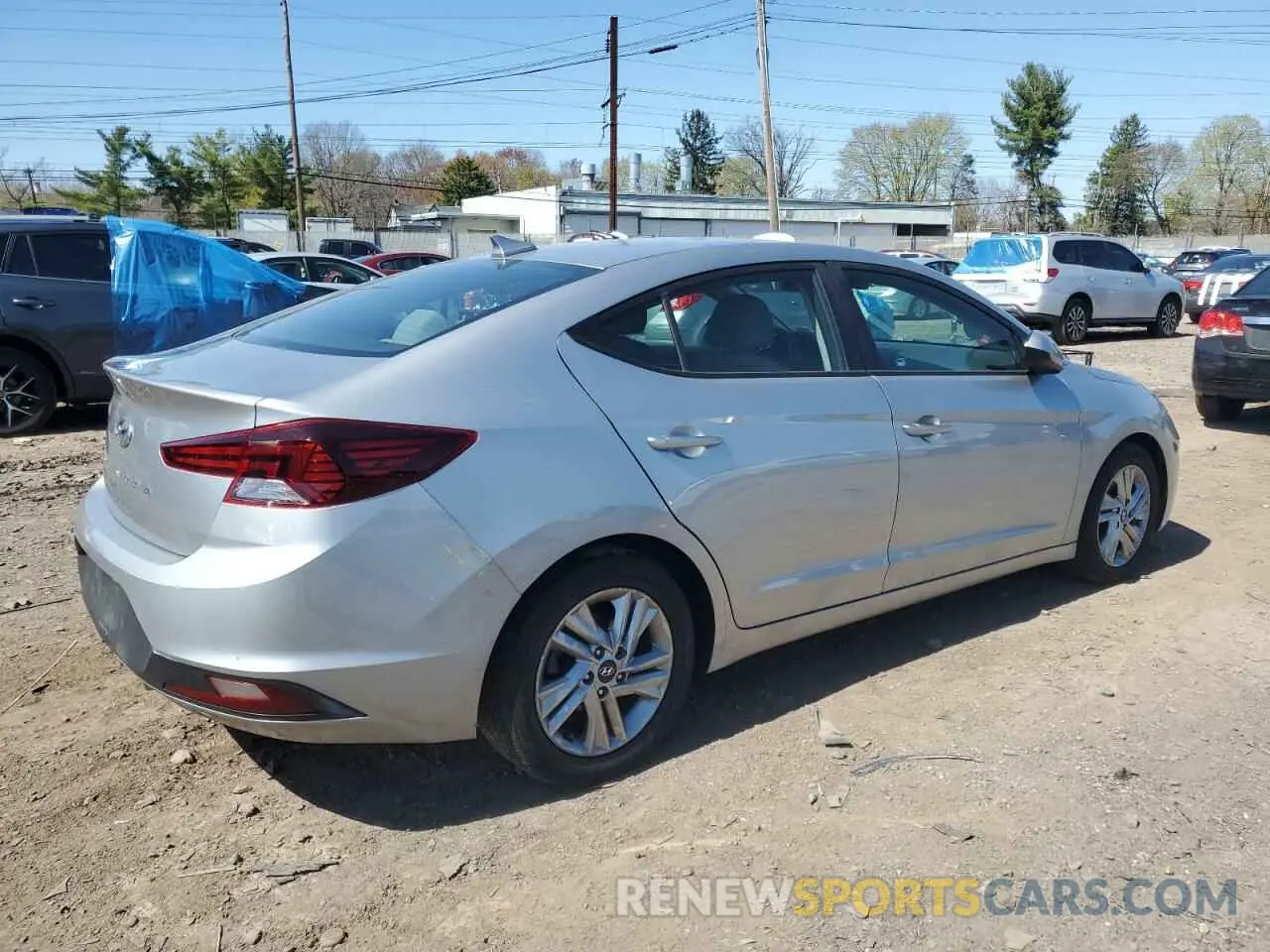 3 Photograph of a damaged car 5NPD84LF0LH624860 HYUNDAI ELANTRA 2020