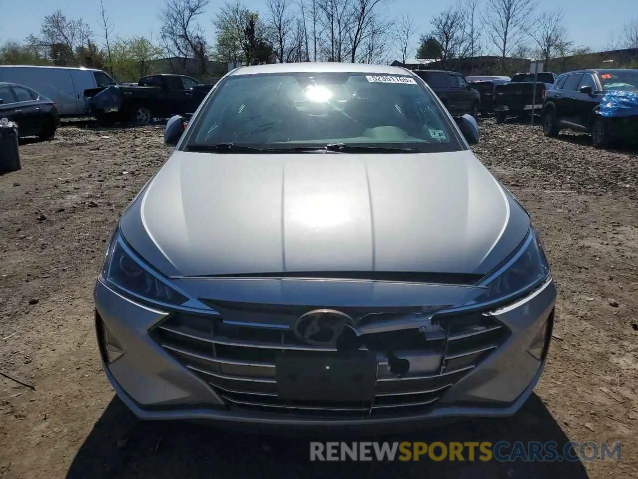 5 Photograph of a damaged car 5NPD84LF0LH624860 HYUNDAI ELANTRA 2020