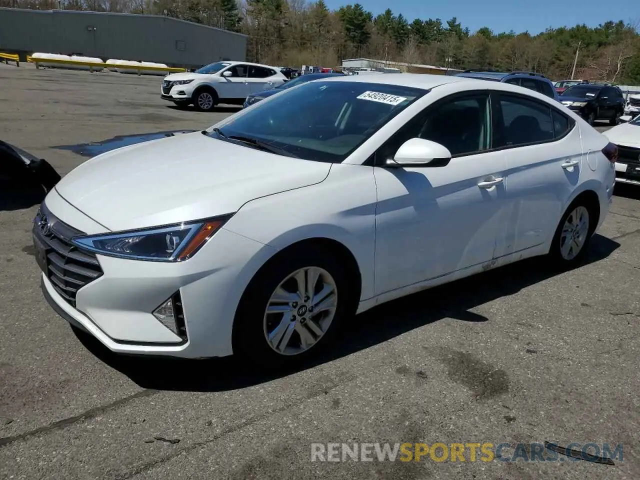 1 Photograph of a damaged car 5NPD84LF0LH632330 HYUNDAI ELANTRA 2020