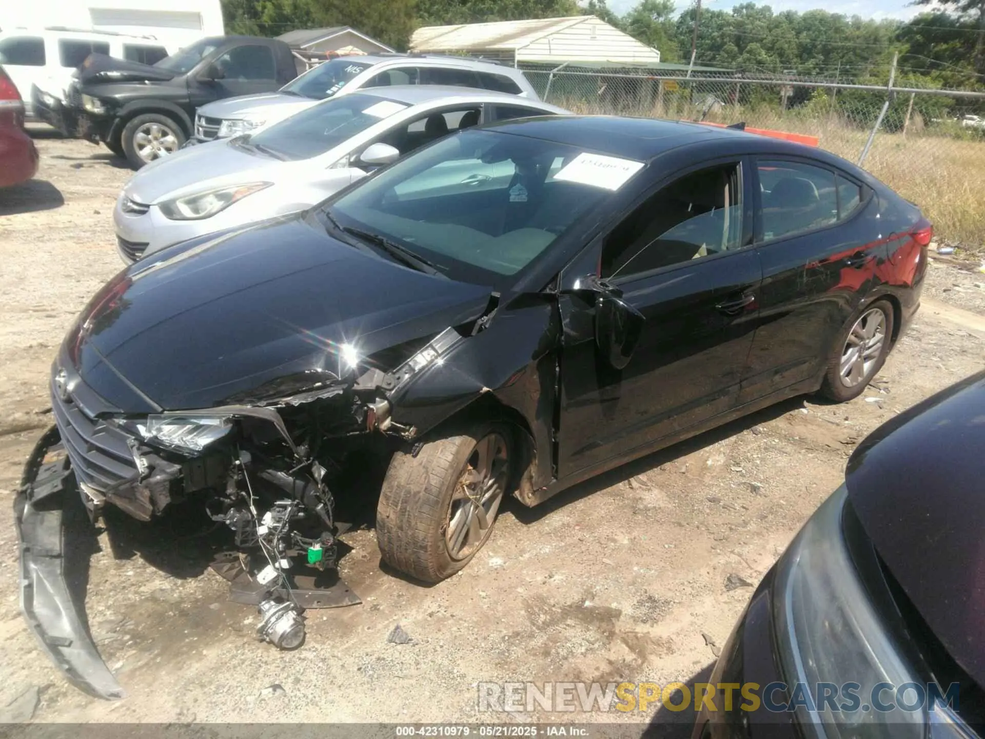 2 Photograph of a damaged car 5NPD84LF1LH501696 HYUNDAI ELANTRA 2020