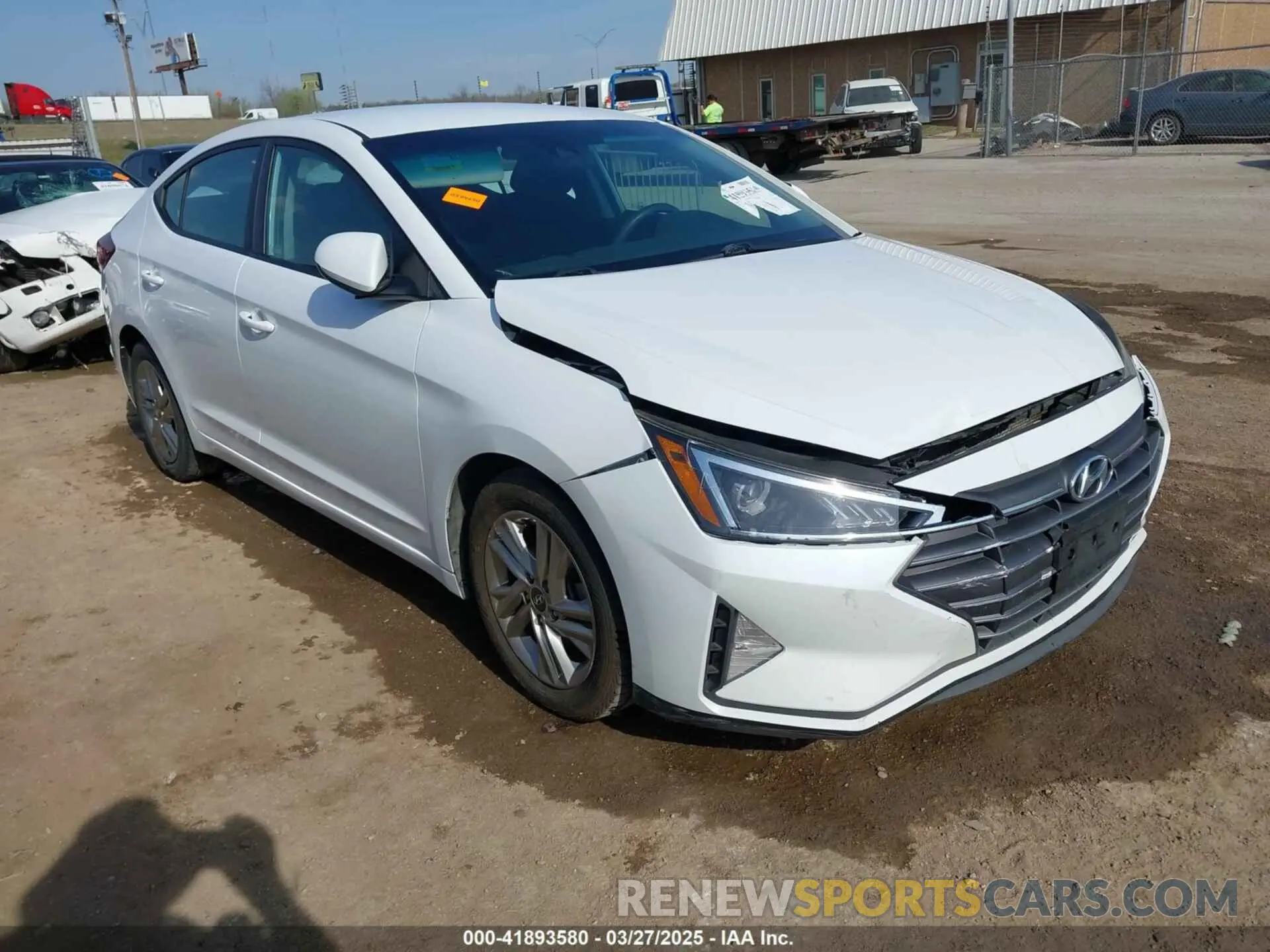1 Photograph of a damaged car 5NPD84LF1LH504100 HYUNDAI ELANTRA 2020