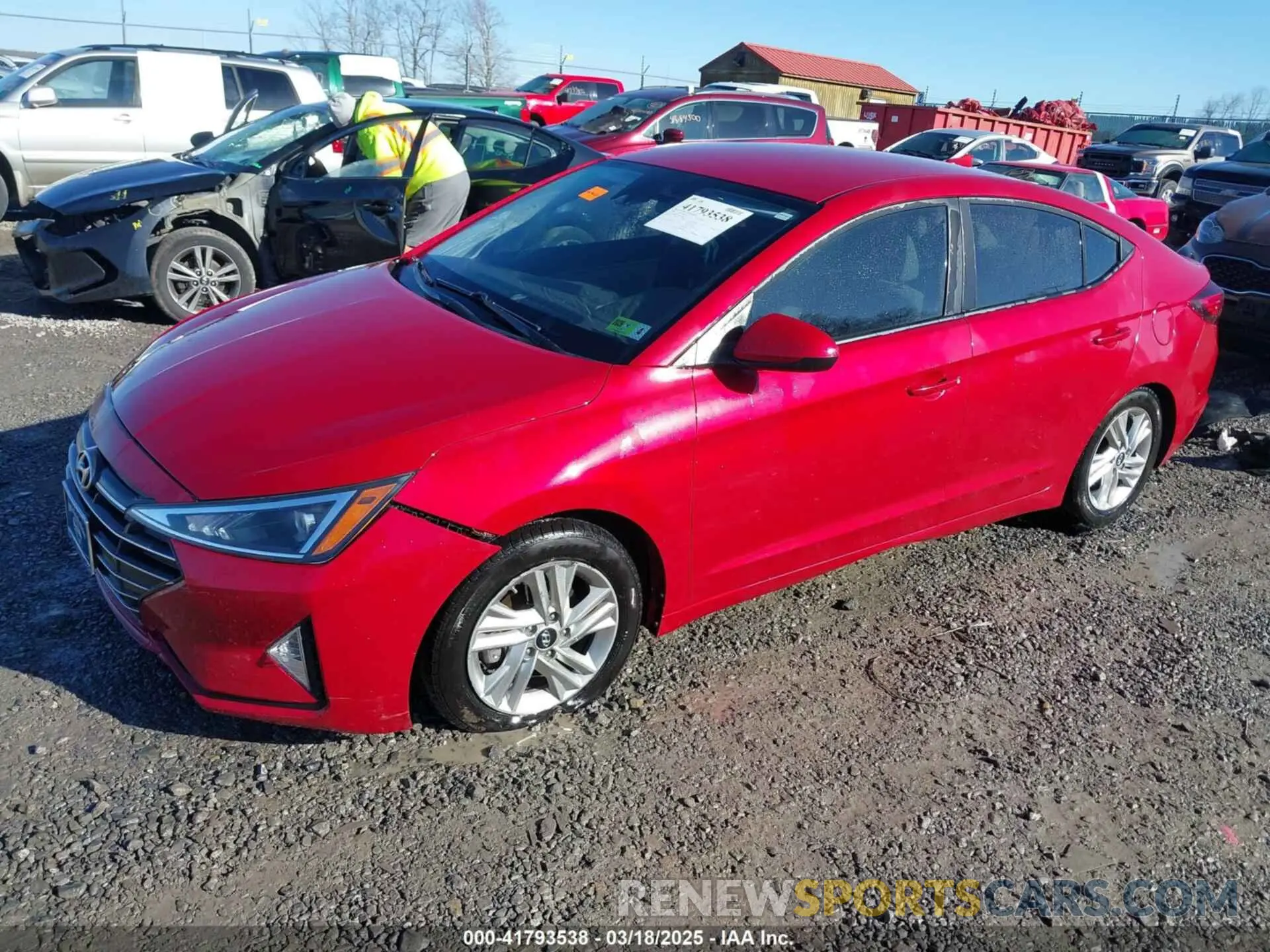 2 Photograph of a damaged car 5NPD84LF1LH505585 HYUNDAI ELANTRA 2020