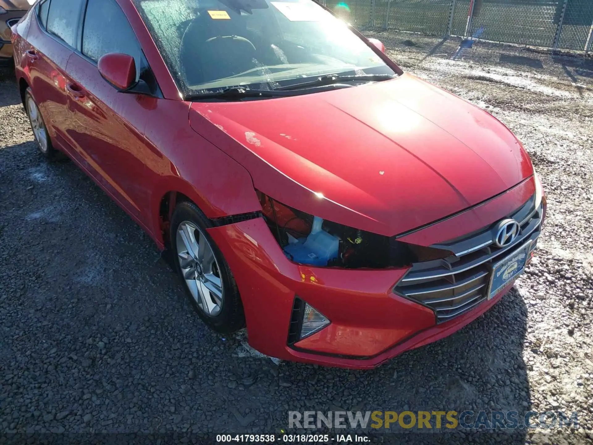 6 Photograph of a damaged car 5NPD84LF1LH505585 HYUNDAI ELANTRA 2020
