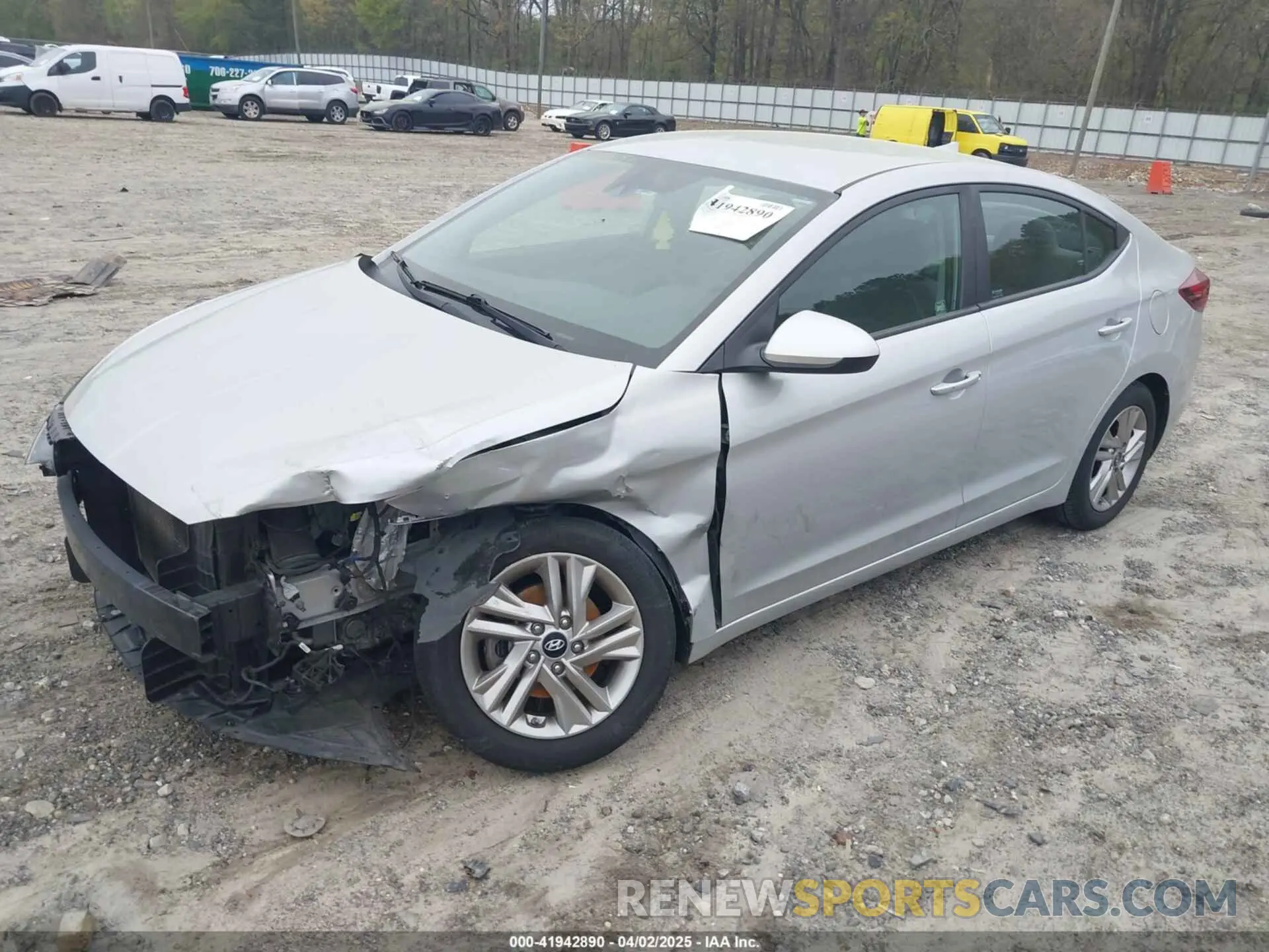 2 Photograph of a damaged car 5NPD84LF1LH509734 HYUNDAI ELANTRA 2020