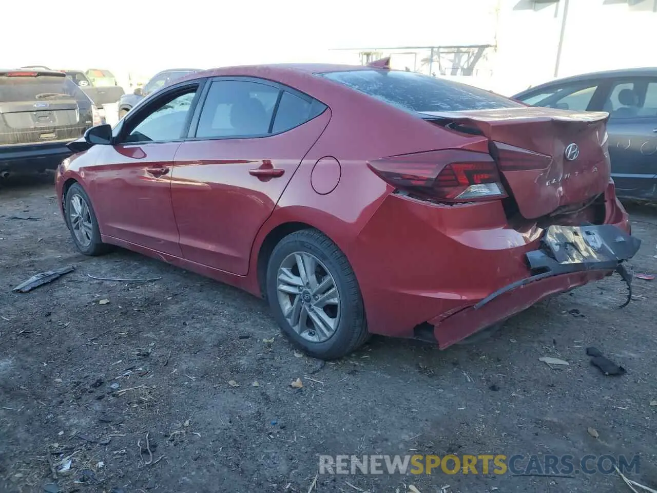 2 Photograph of a damaged car 5NPD84LF1LH511726 HYUNDAI ELANTRA 2020