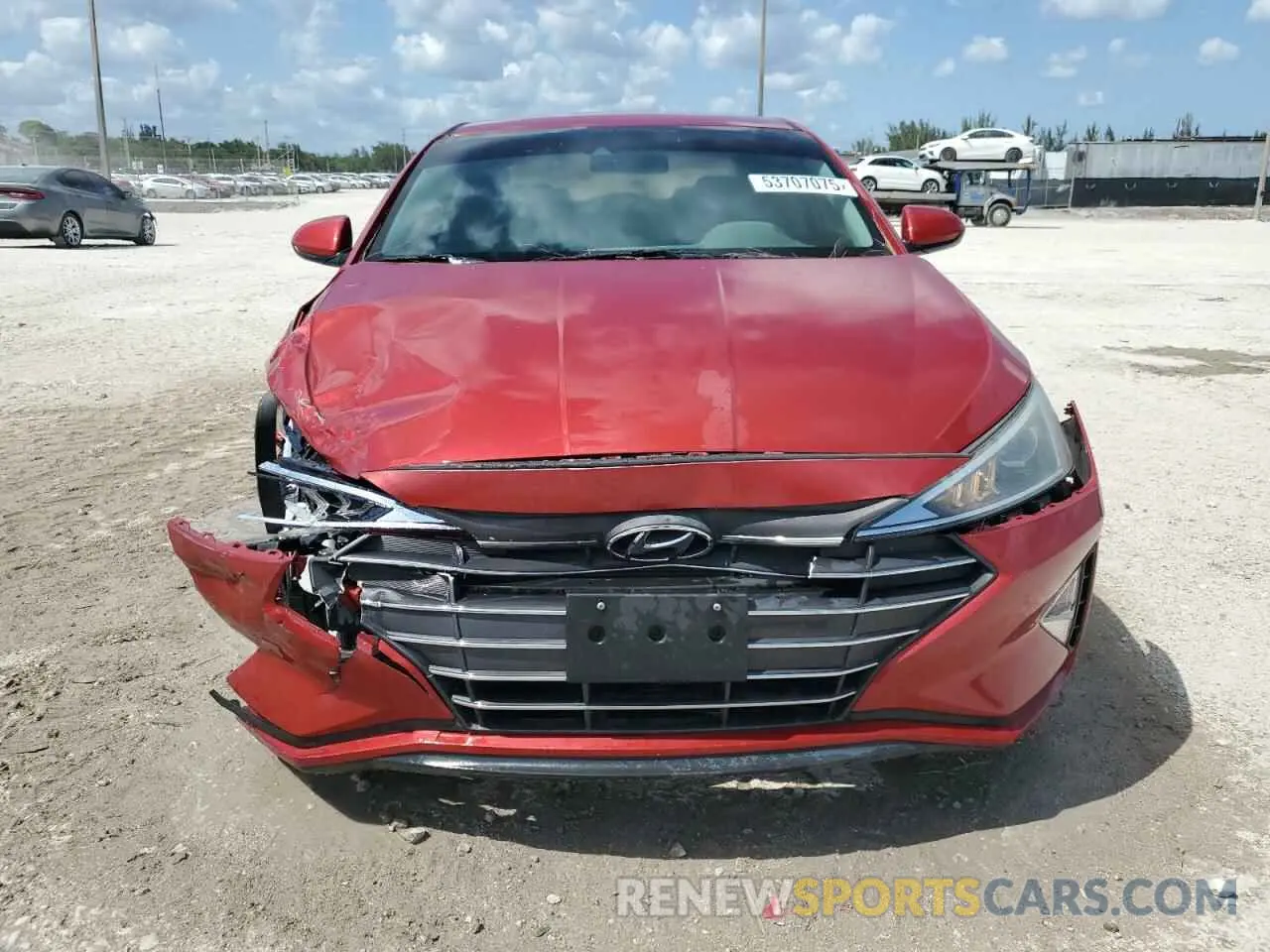 5 Photograph of a damaged car 5NPD84LF1LH514027 HYUNDAI ELANTRA 2020