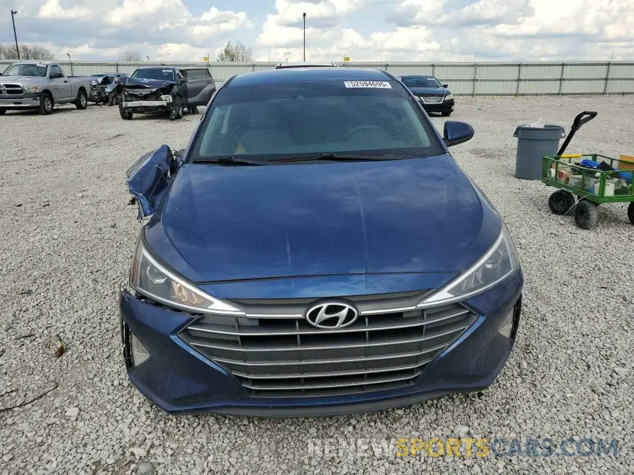 5 Photograph of a damaged car 5NPD84LF1LH522029 HYUNDAI ELANTRA 2020
