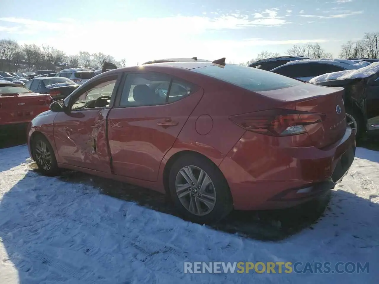 2 Photograph of a damaged car 5NPD84LF1LH523942 HYUNDAI ELANTRA 2020