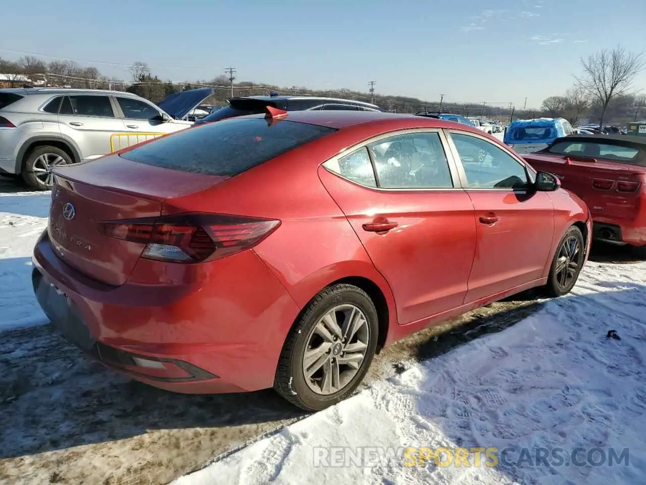 3 Photograph of a damaged car 5NPD84LF1LH523942 HYUNDAI ELANTRA 2020