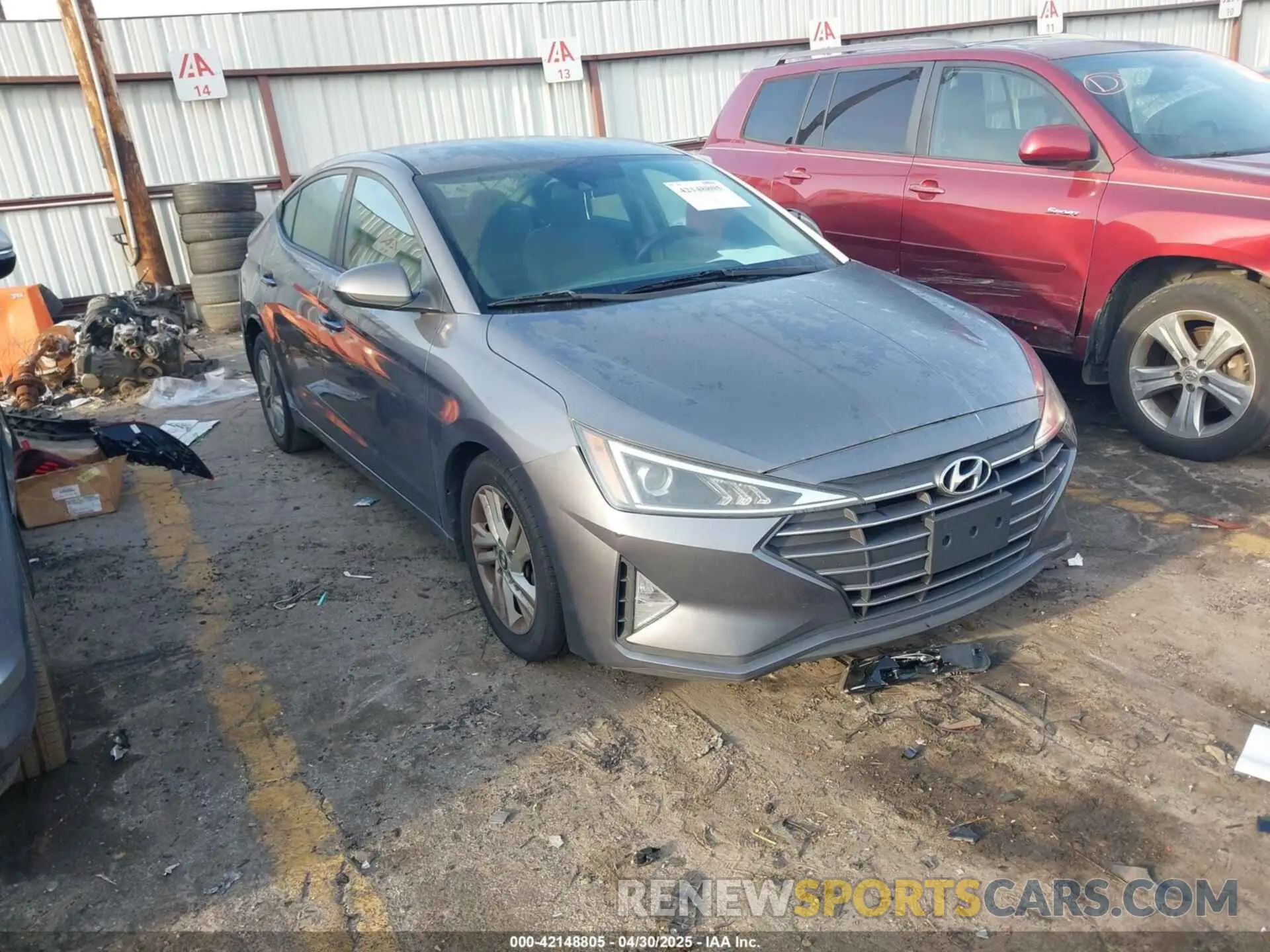 1 Photograph of a damaged car 5NPD84LF1LH540823 HYUNDAI ELANTRA 2020