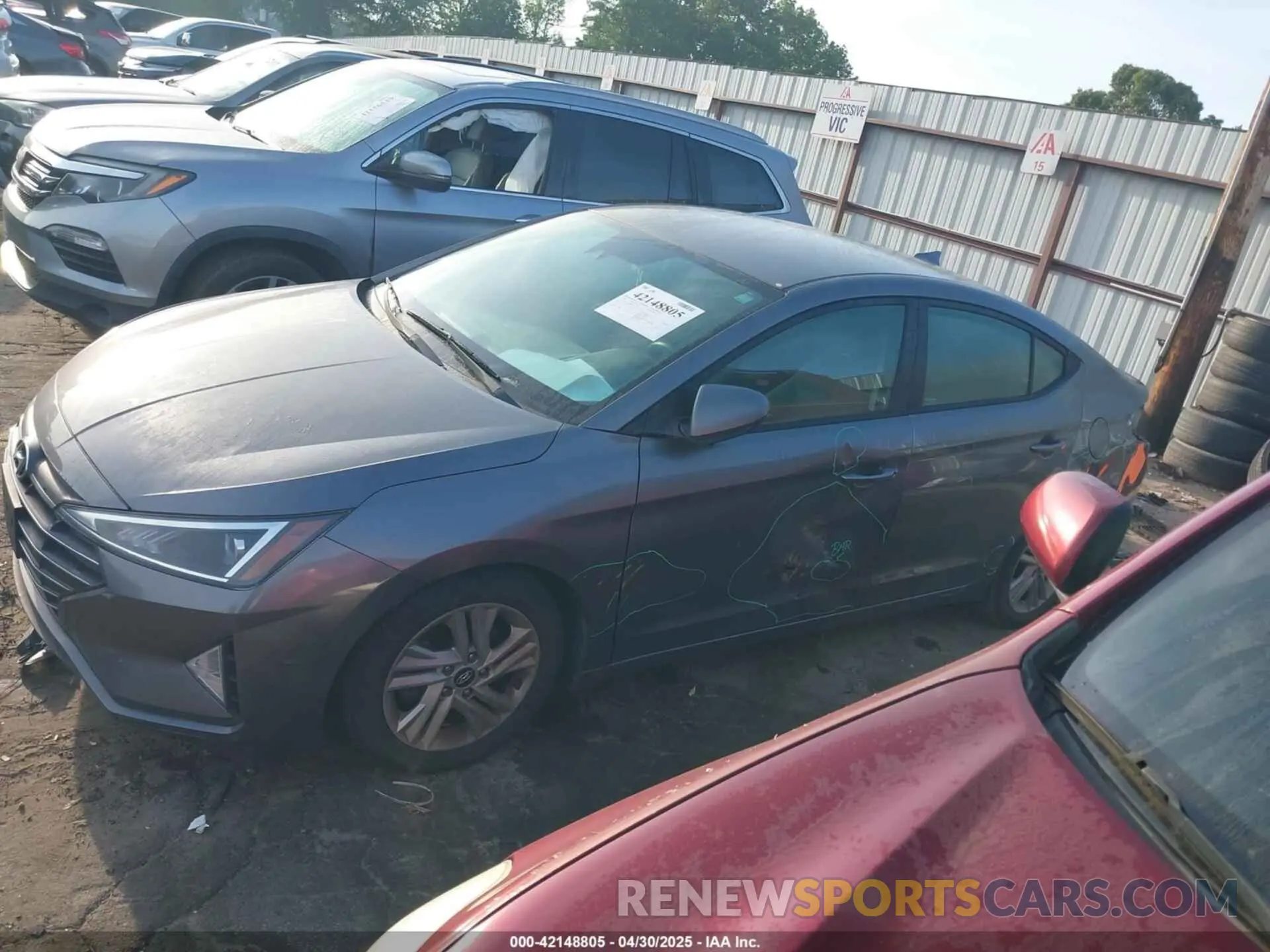 14 Photograph of a damaged car 5NPD84LF1LH540823 HYUNDAI ELANTRA 2020