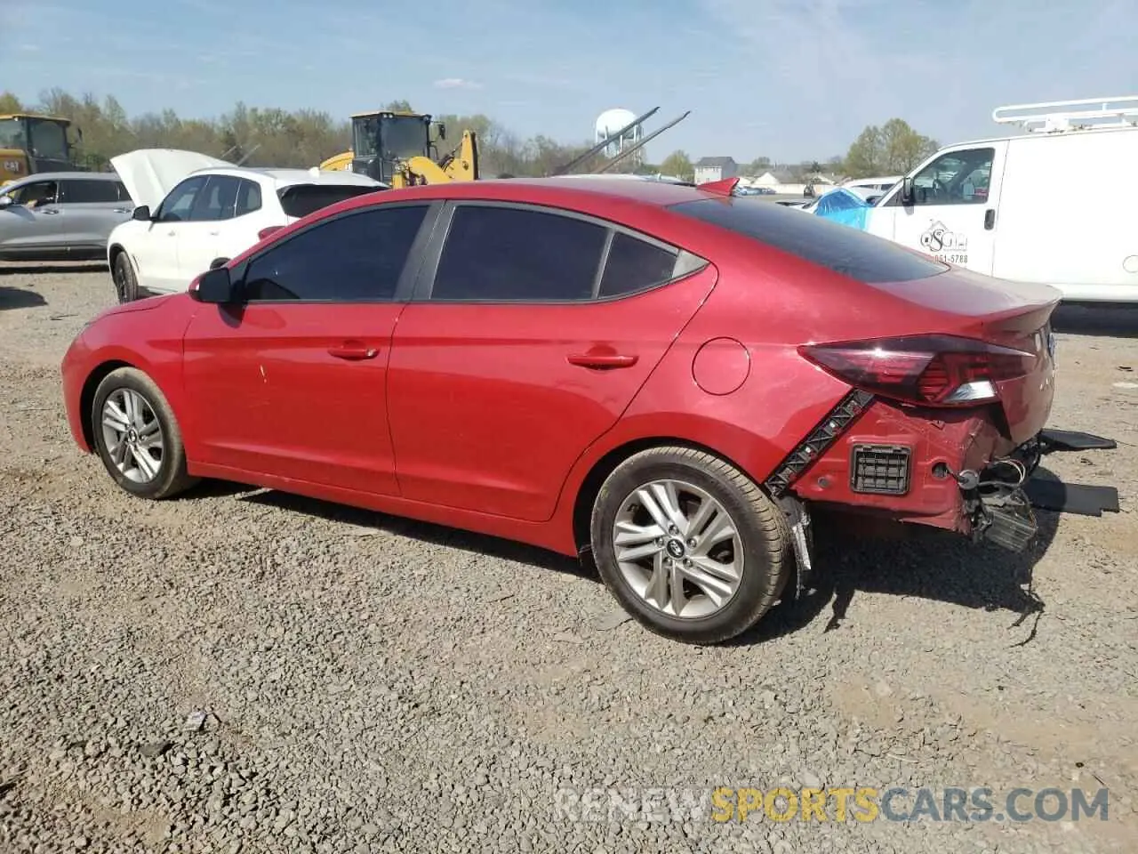 2 Photograph of a damaged car 5NPD84LF1LH544127 HYUNDAI ELANTRA 2020