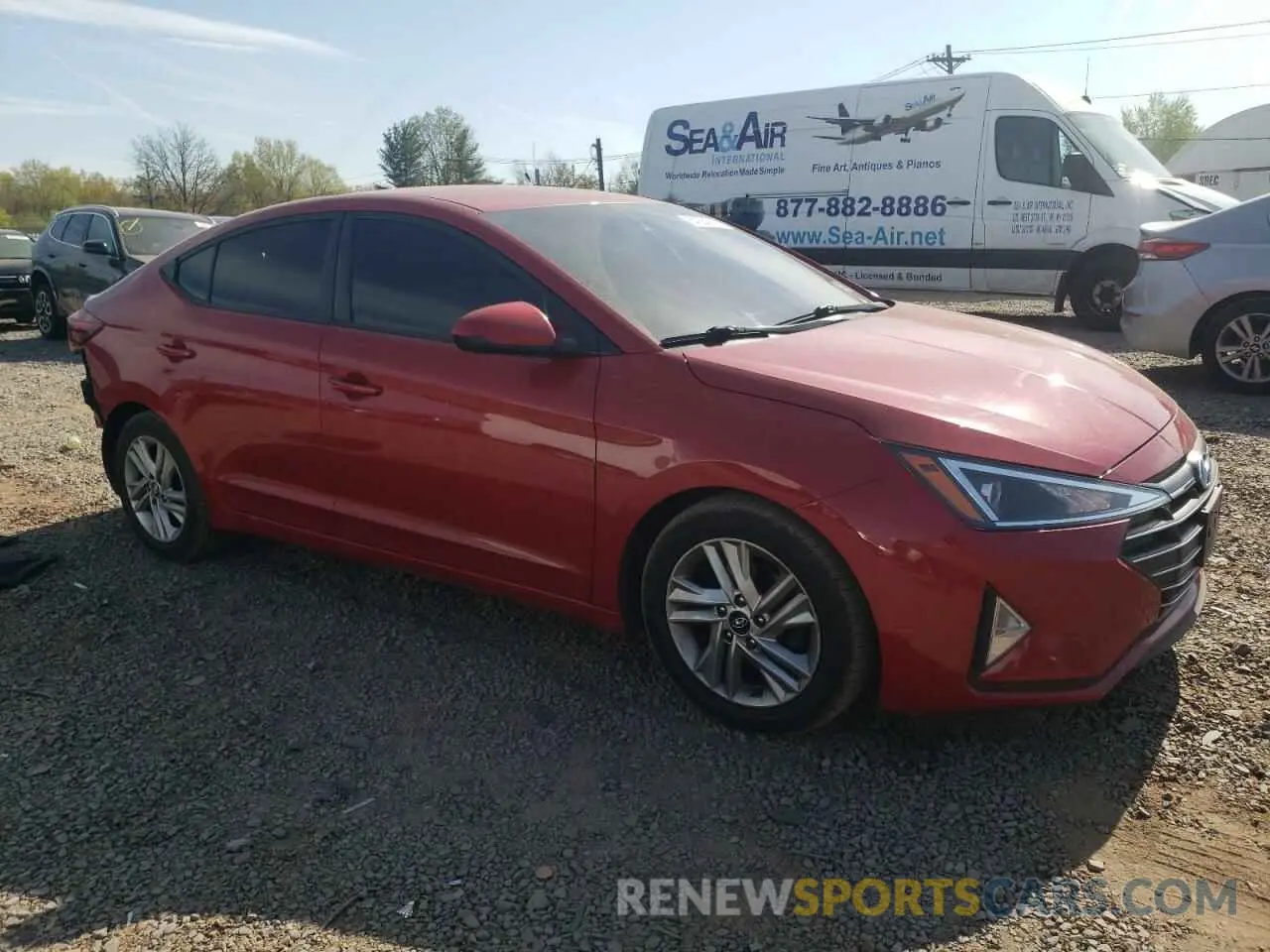 4 Photograph of a damaged car 5NPD84LF1LH544127 HYUNDAI ELANTRA 2020