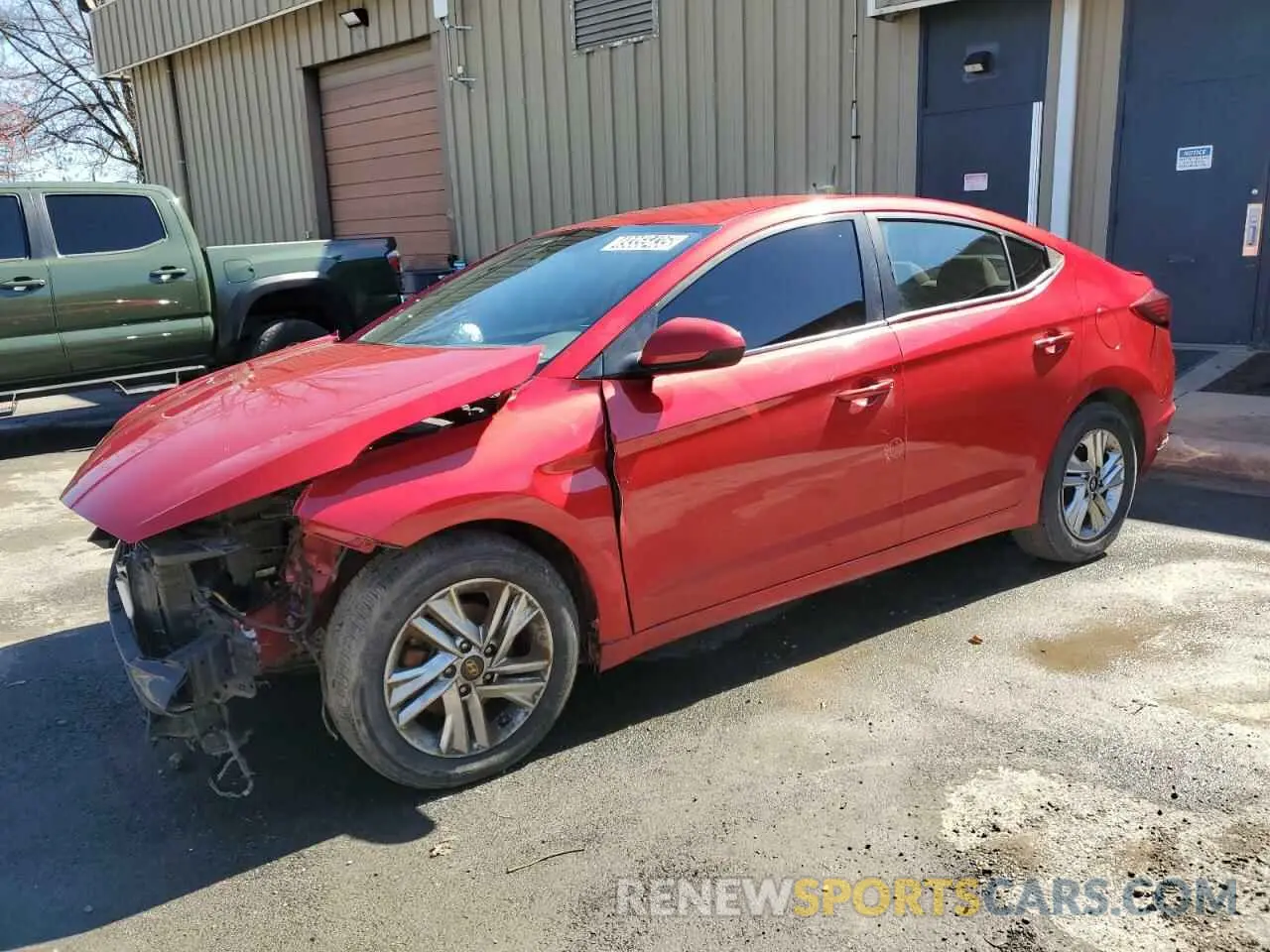 1 Photograph of a damaged car 5NPD84LF1LH569934 HYUNDAI ELANTRA 2020