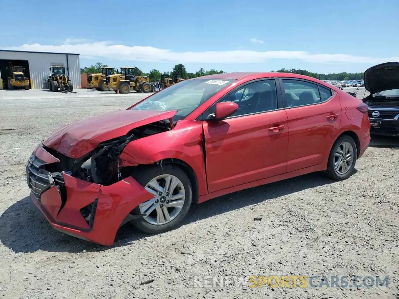 1 Photograph of a damaged car 5NPD84LF1LH581405 HYUNDAI ELANTRA 2020