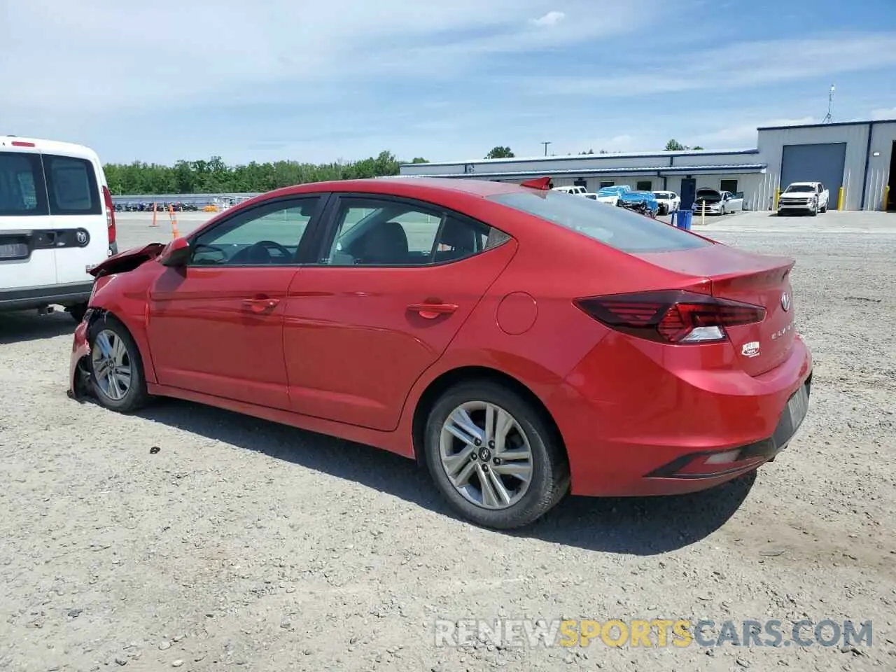 2 Photograph of a damaged car 5NPD84LF1LH581405 HYUNDAI ELANTRA 2020