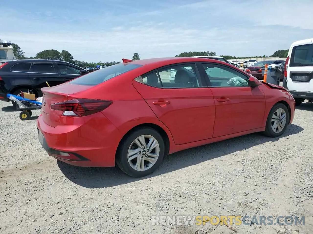 3 Photograph of a damaged car 5NPD84LF1LH581405 HYUNDAI ELANTRA 2020