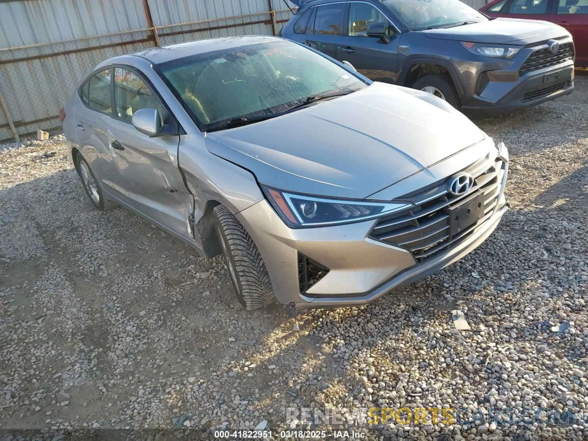 1 Photograph of a damaged car 5NPD84LF1LH583851 HYUNDAI ELANTRA 2020