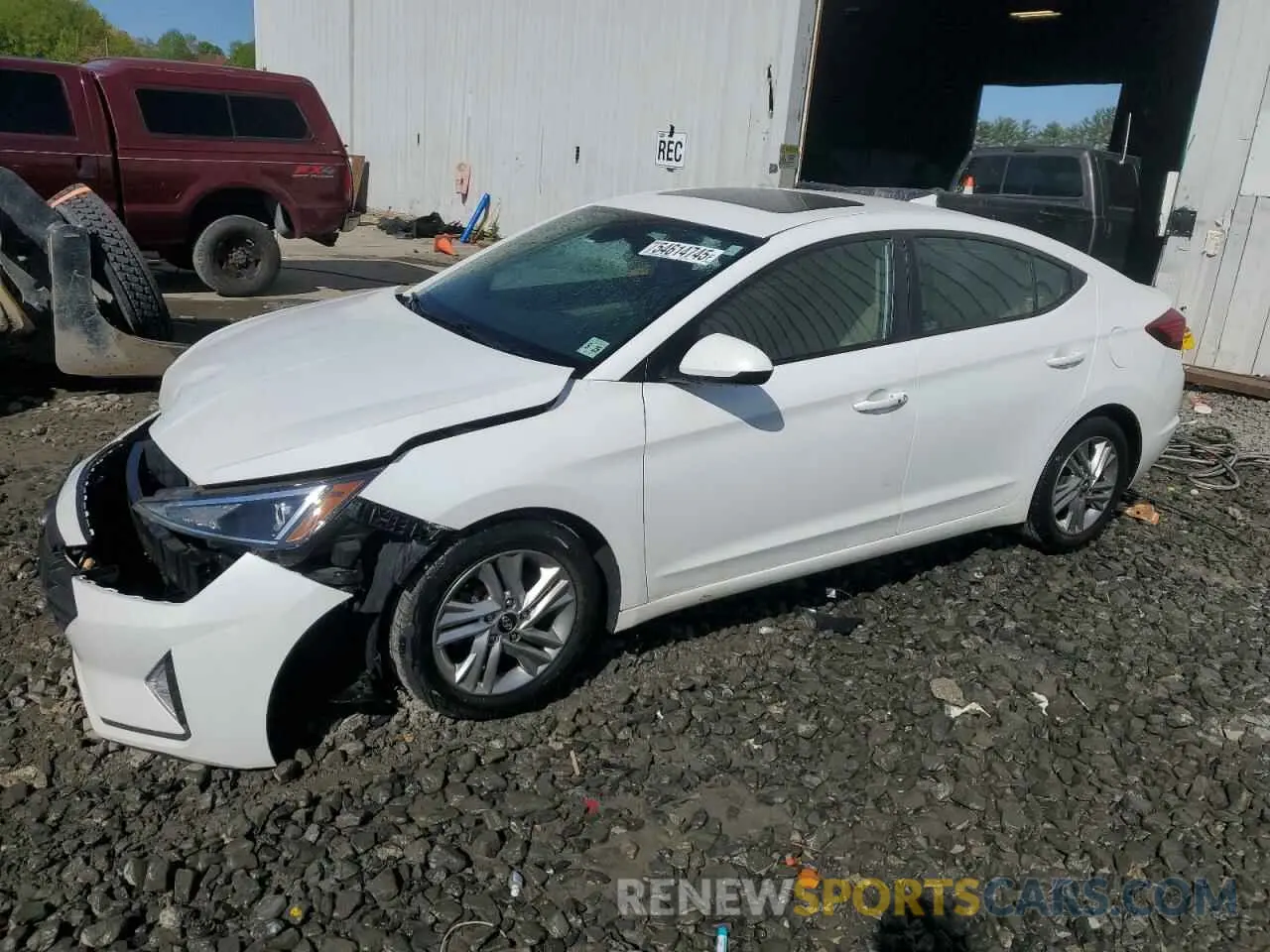 1 Photograph of a damaged car 5NPD84LF1LH585017 HYUNDAI ELANTRA 2020
