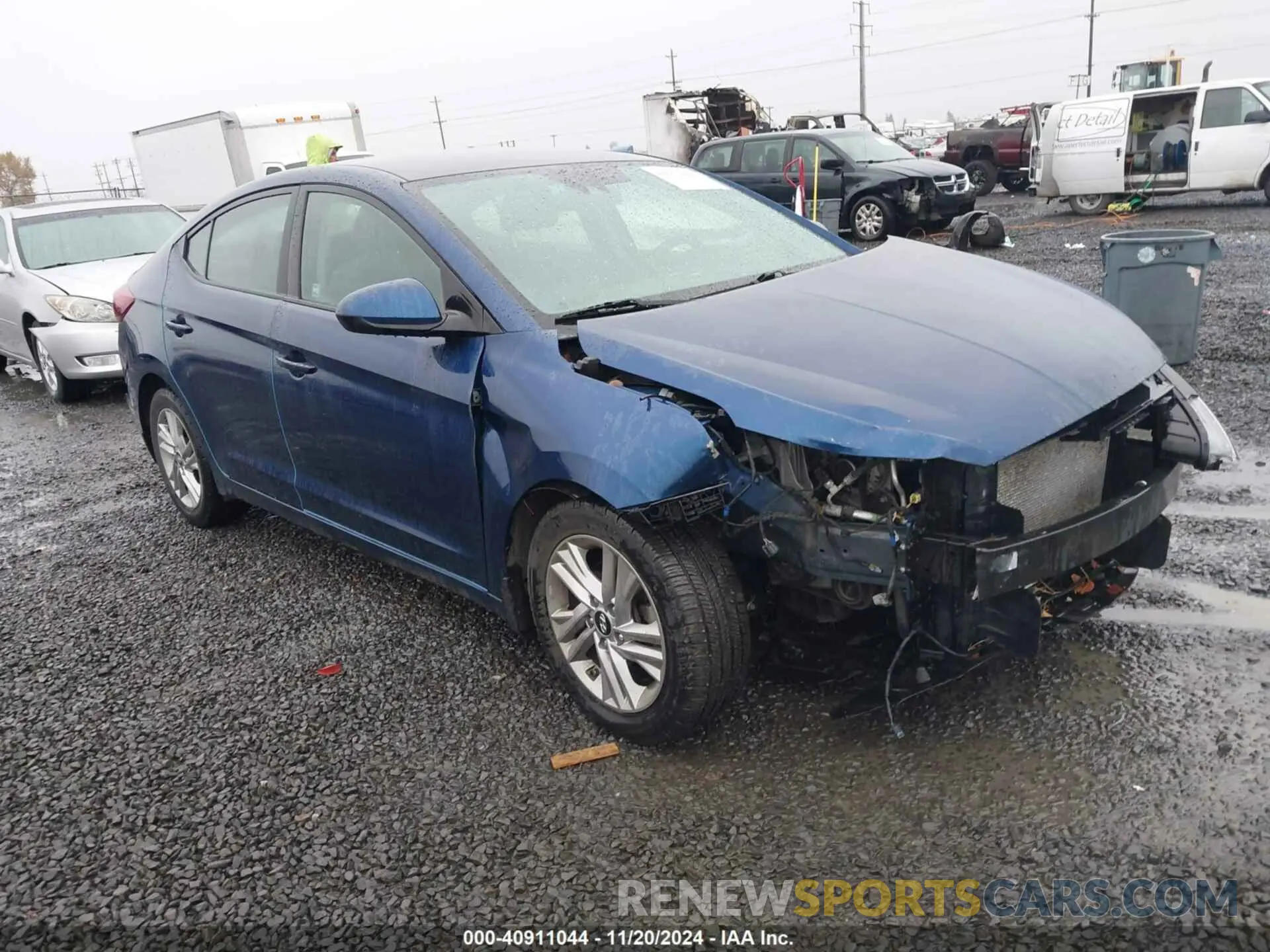 1 Photograph of a damaged car 5NPD84LF1LH588306 HYUNDAI ELANTRA 2020