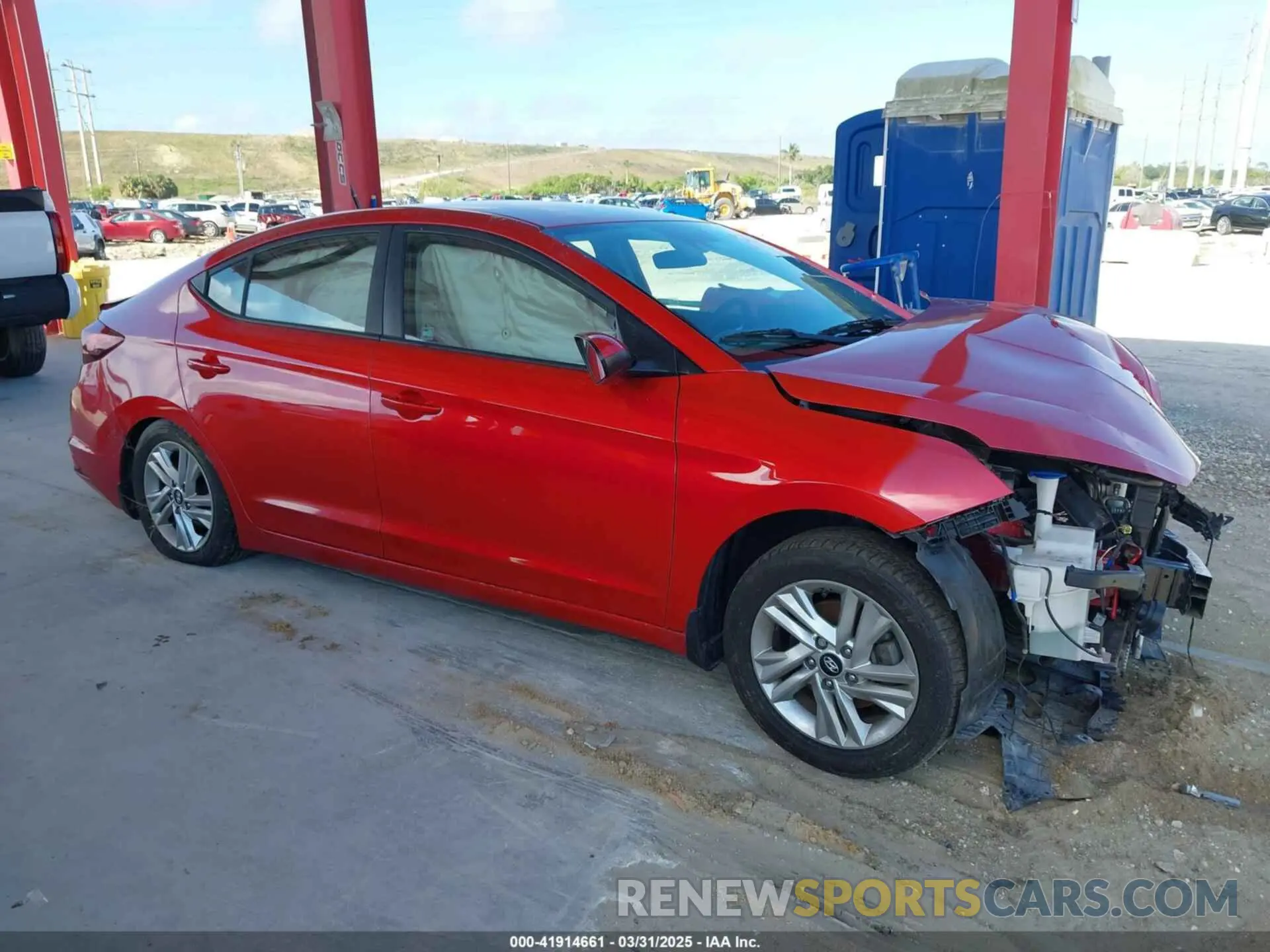 14 Photograph of a damaged car 5NPD84LF1LH596485 HYUNDAI ELANTRA 2020