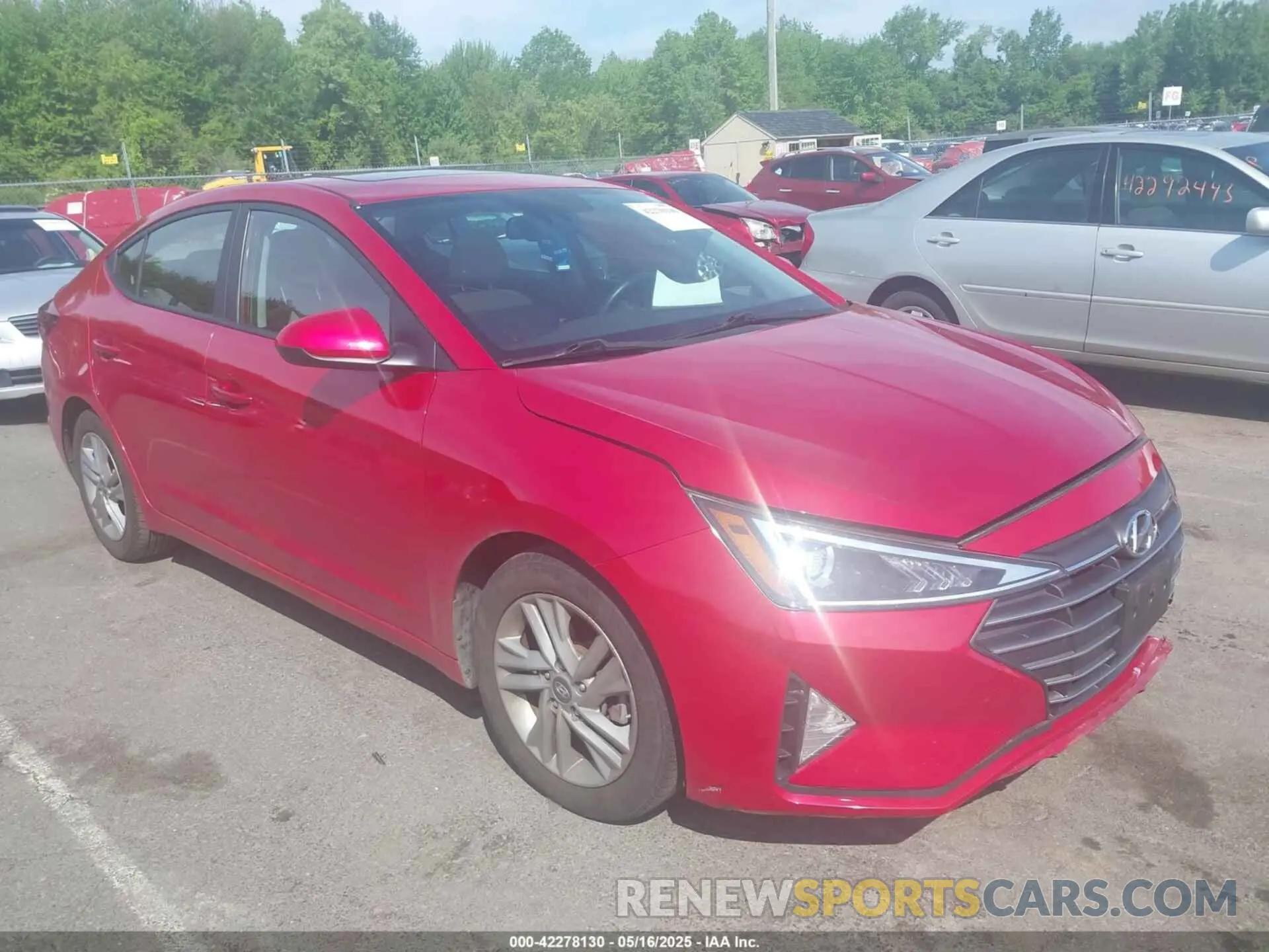 1 Photograph of a damaged car 5NPD84LF1LH598043 HYUNDAI ELANTRA 2020