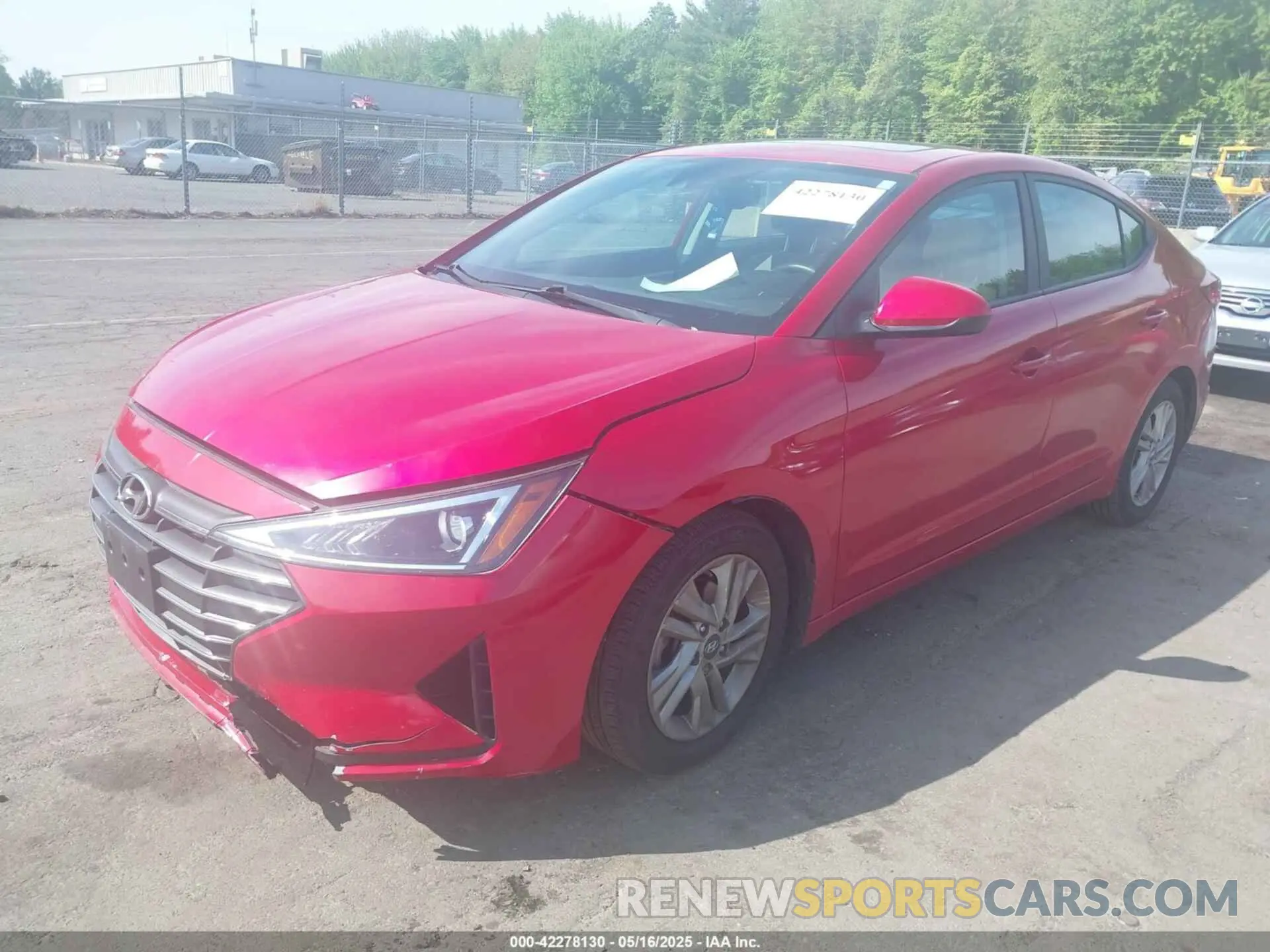 2 Photograph of a damaged car 5NPD84LF1LH598043 HYUNDAI ELANTRA 2020